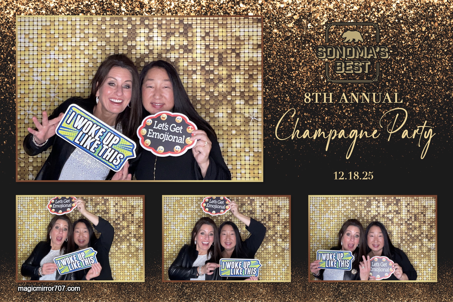 Champange Party | View more photos from the event at gallery.magicmirror707.com/u/MagicMirror707/Champange-Party