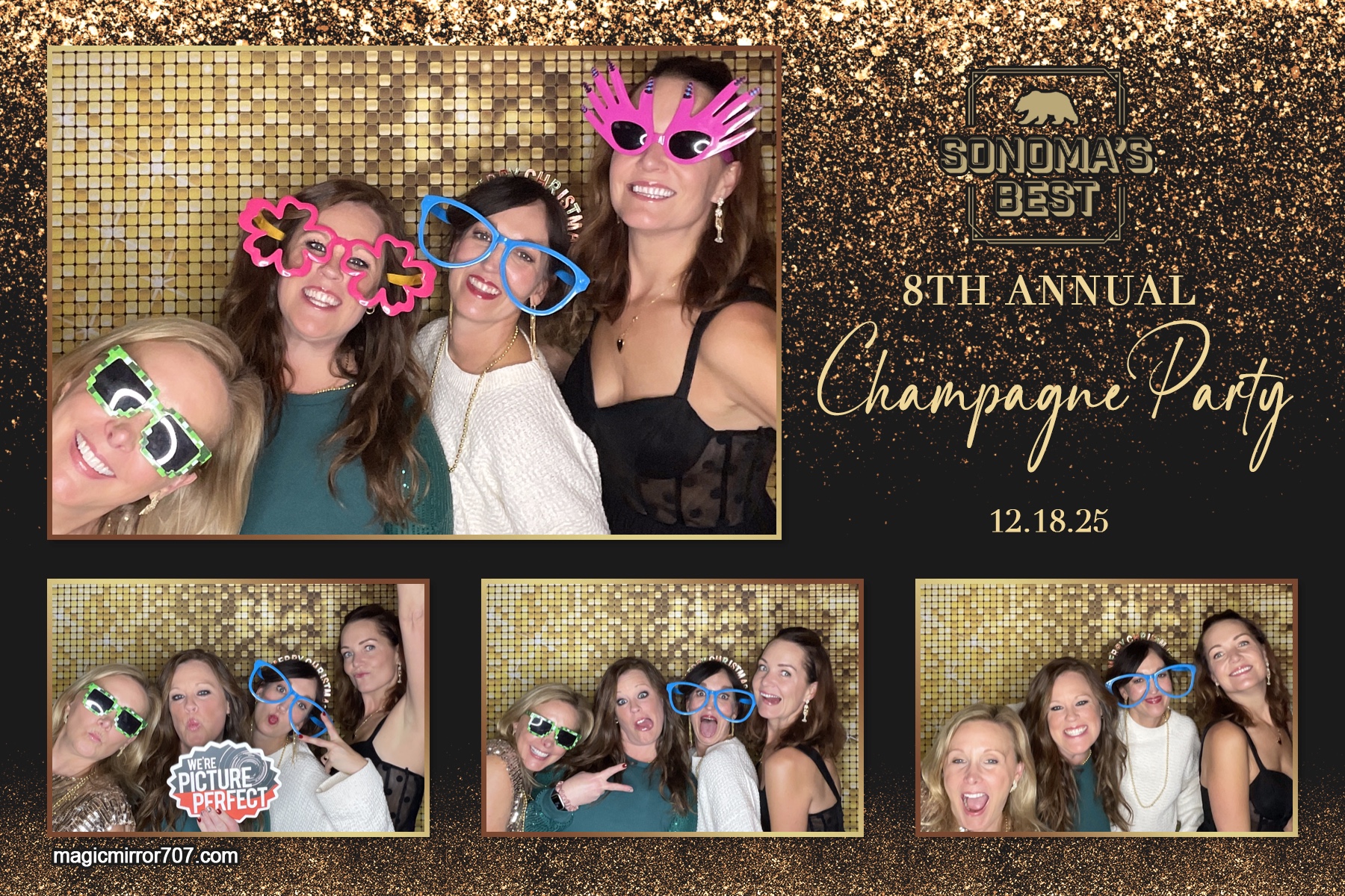 Champange Party | View more photos from the event at gallery.magicmirror707.com/u/MagicMirror707/Champange-Party