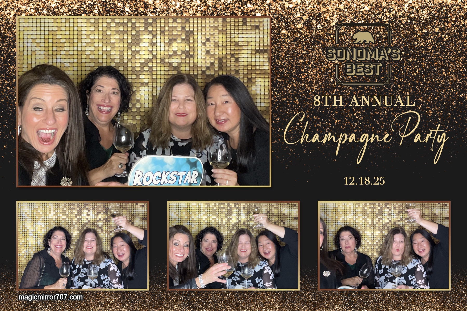 Champange Party | View more photos from the event at gallery.magicmirror707.com/u/MagicMirror707/Champange-Party