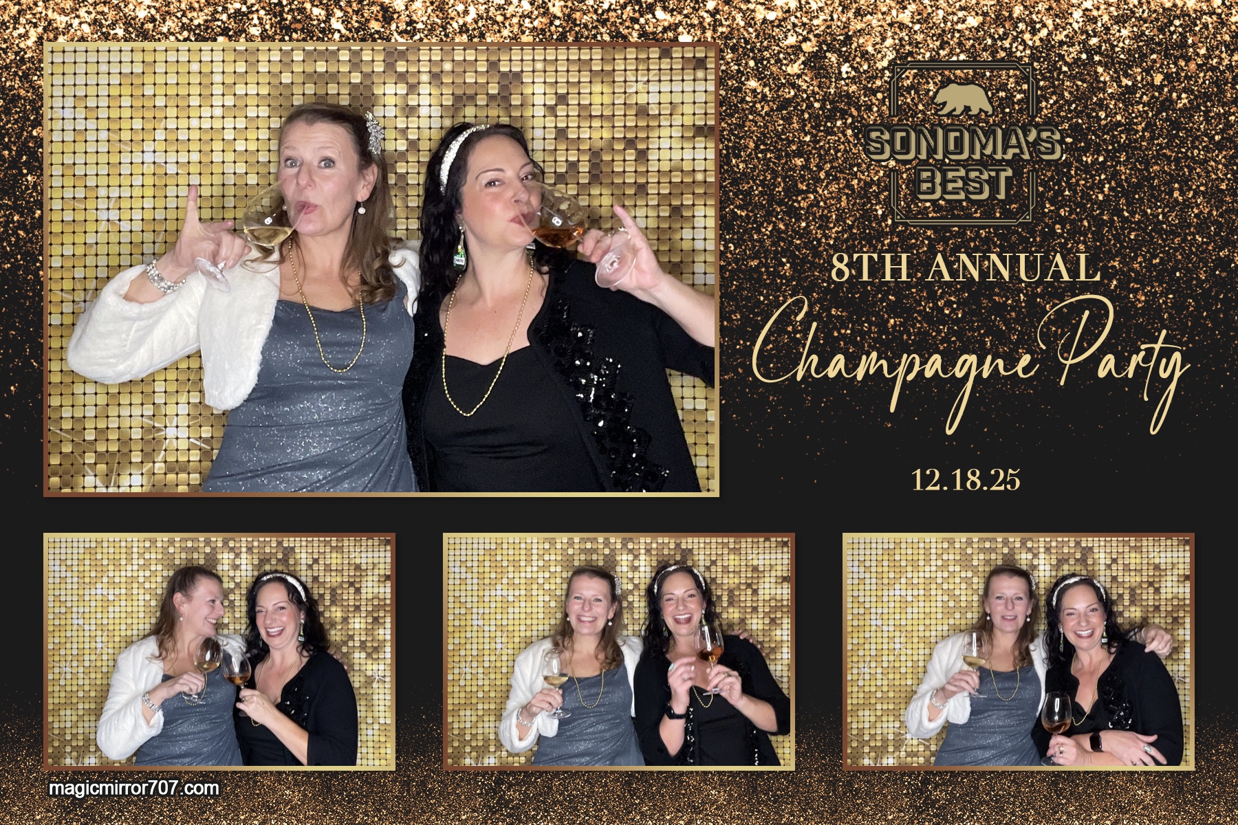 Champange Party | View more photos from the event at gallery.magicmirror707.com/u/MagicMirror707/Champange-Party