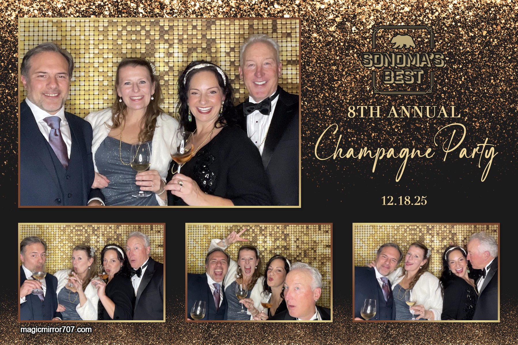 Champange Party | View more photos from the event at gallery.magicmirror707.com/u/MagicMirror707/Champange-Party