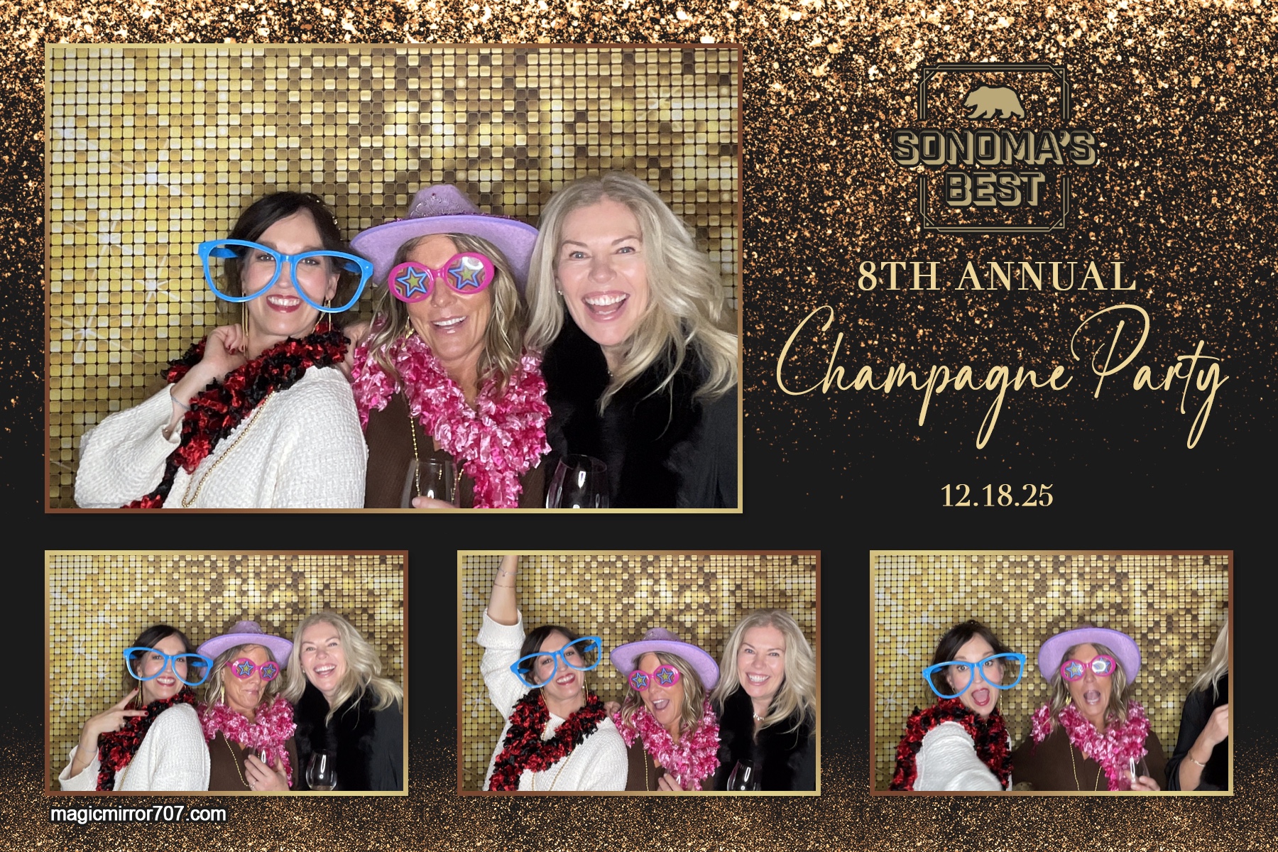 Champange Party | View more photos from the event at gallery.magicmirror707.com/u/MagicMirror707/Champange-Party