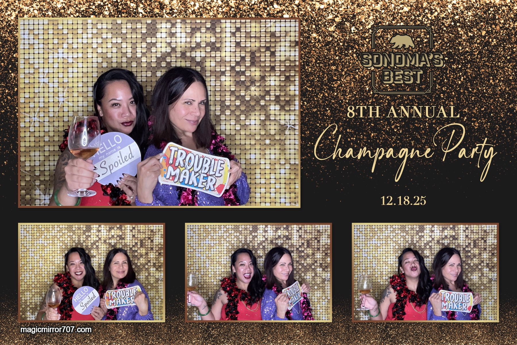 Champange Party | View more photos from the event at gallery.magicmirror707.com/u/MagicMirror707/Champange-Party