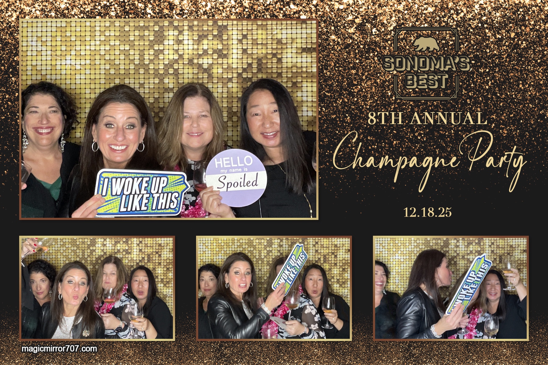 Champange Party | View more photos from the event at gallery.magicmirror707.com/u/MagicMirror707/Champange-Party