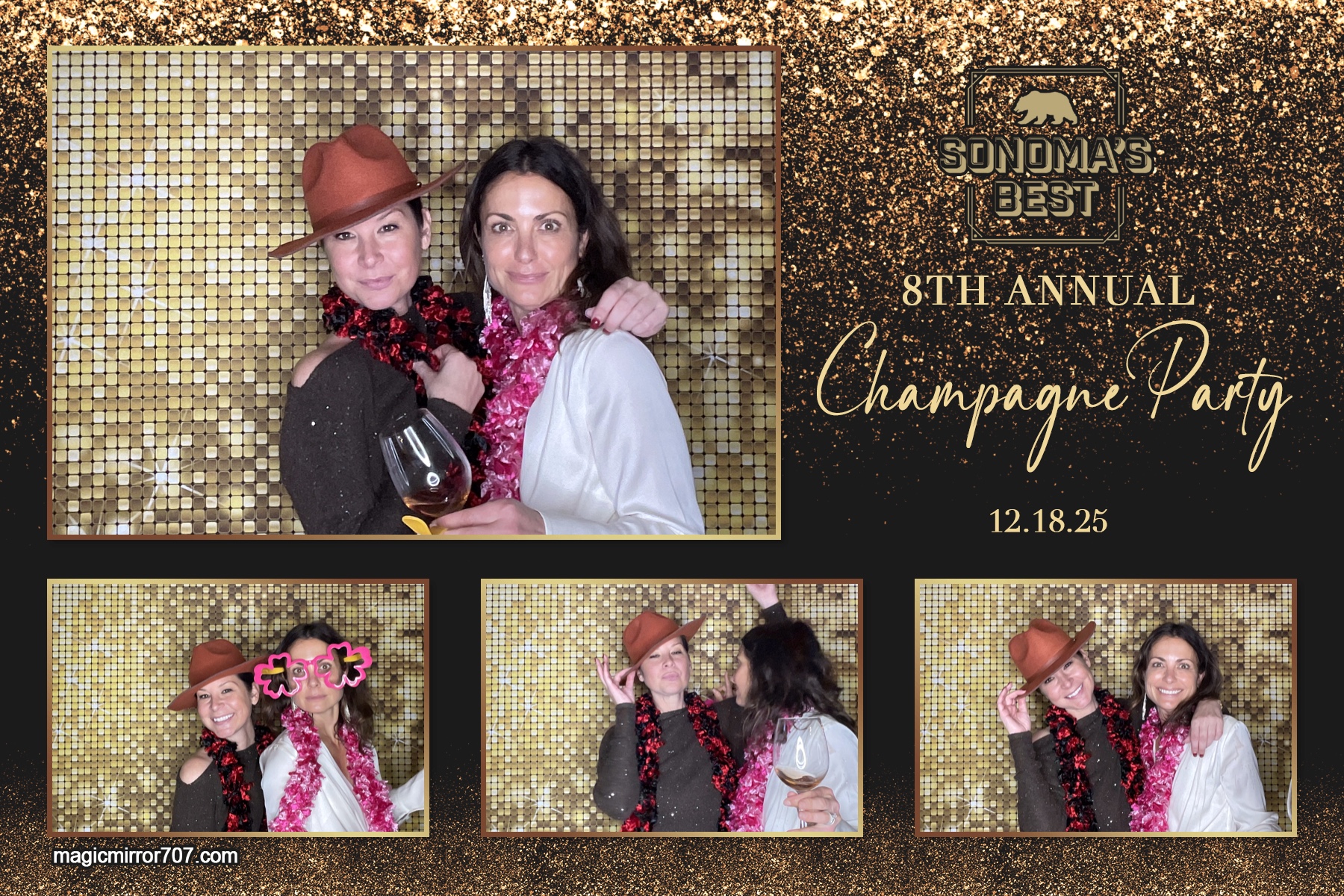 Champange Party | View more photos from the event at gallery.magicmirror707.com/u/MagicMirror707/Champange-Party