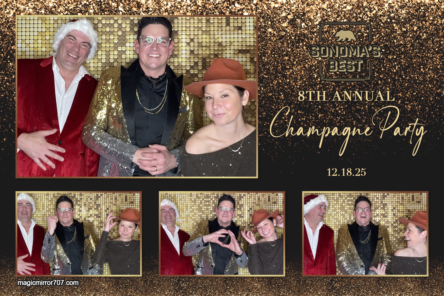 Champange Party | View more photos from the event at gallery.magicmirror707.com/u/MagicMirror707/Champange-Party