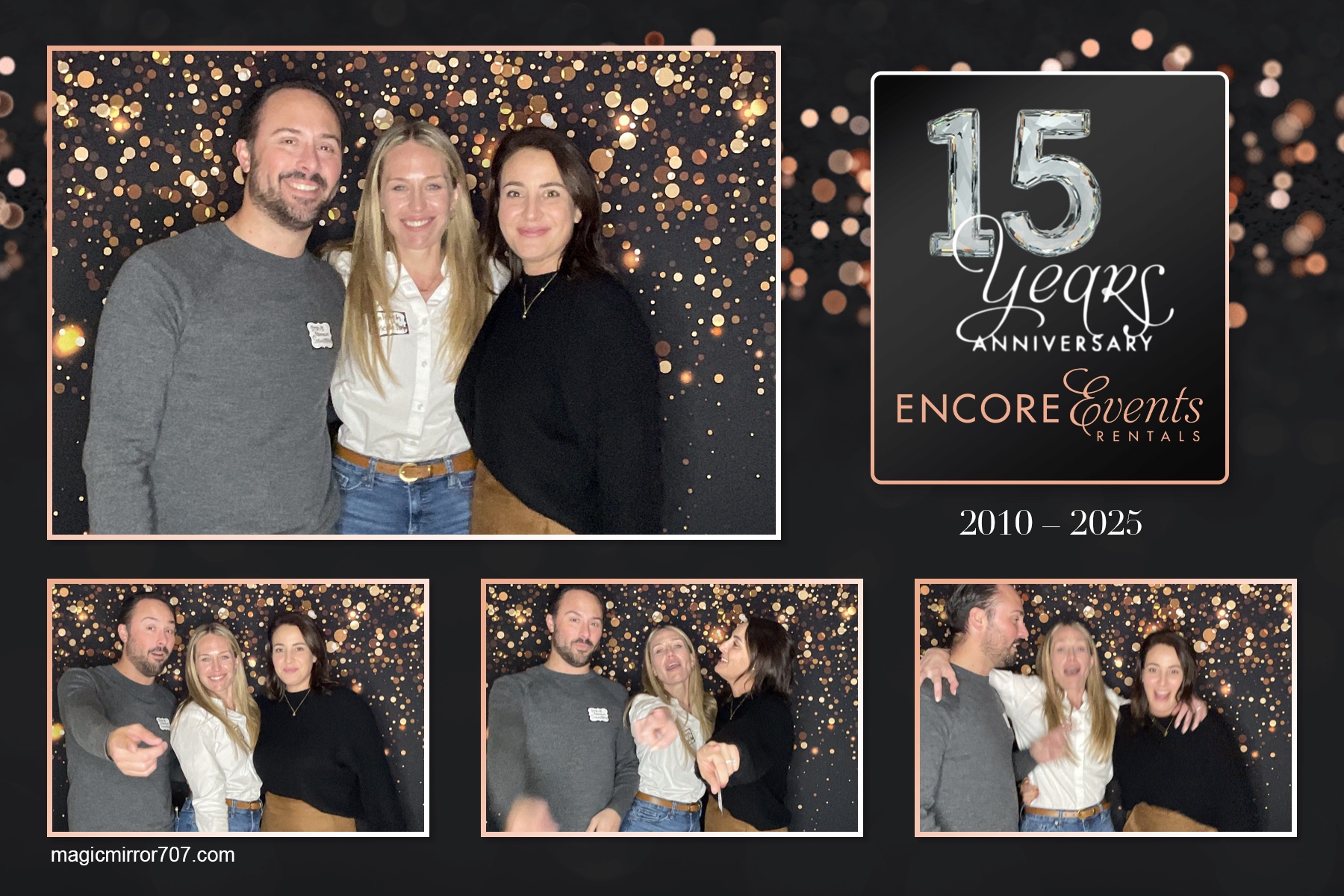 Encore 15-year Anniversary Celebration | View more photos from the event at gallery.magicmirror707.com/u/MagicMirror707/Encore-15-year-Anniversary-Celebration