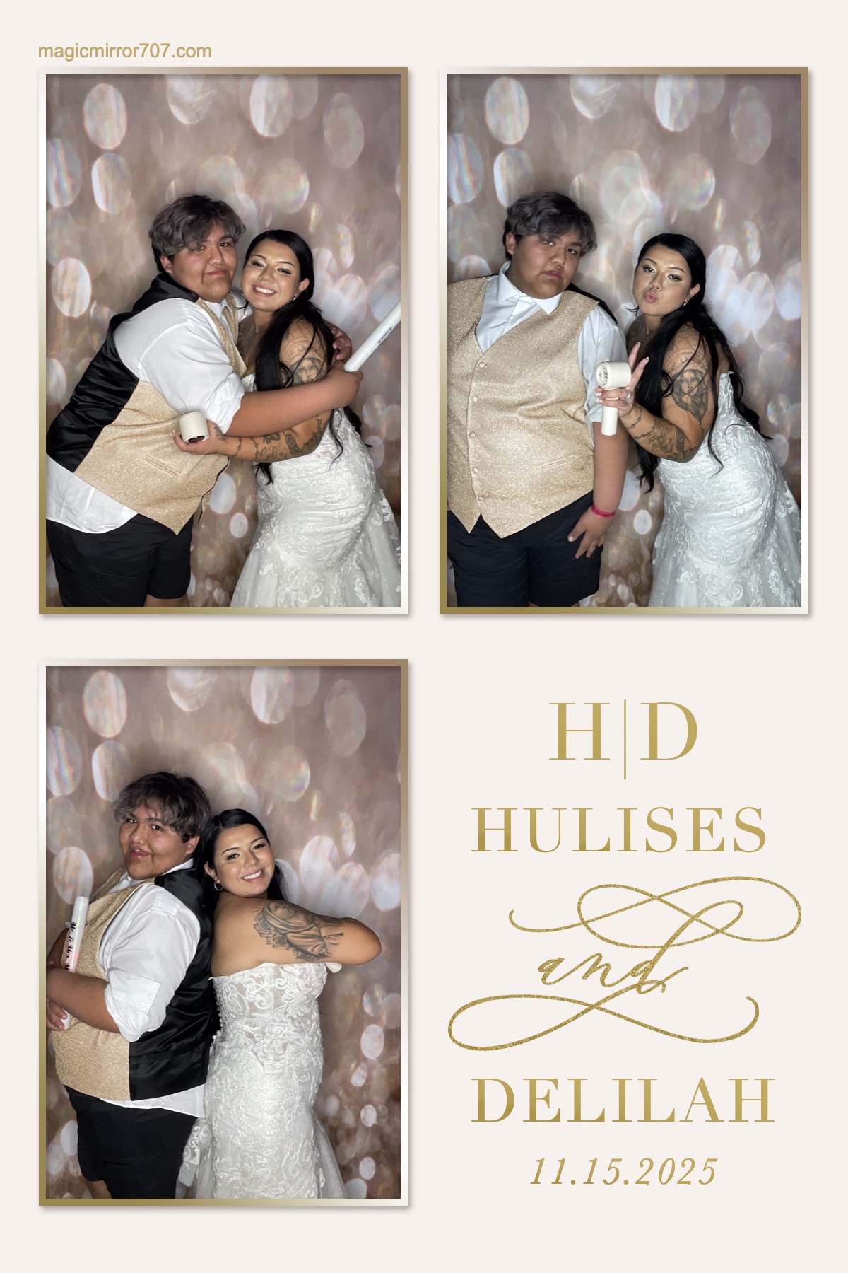 Hulises and Delilah's Wedding | View more photos from the event at gallery.magicmirror707.com/u/MagicMirror707/Hulises-and-Delilahs-Wedding