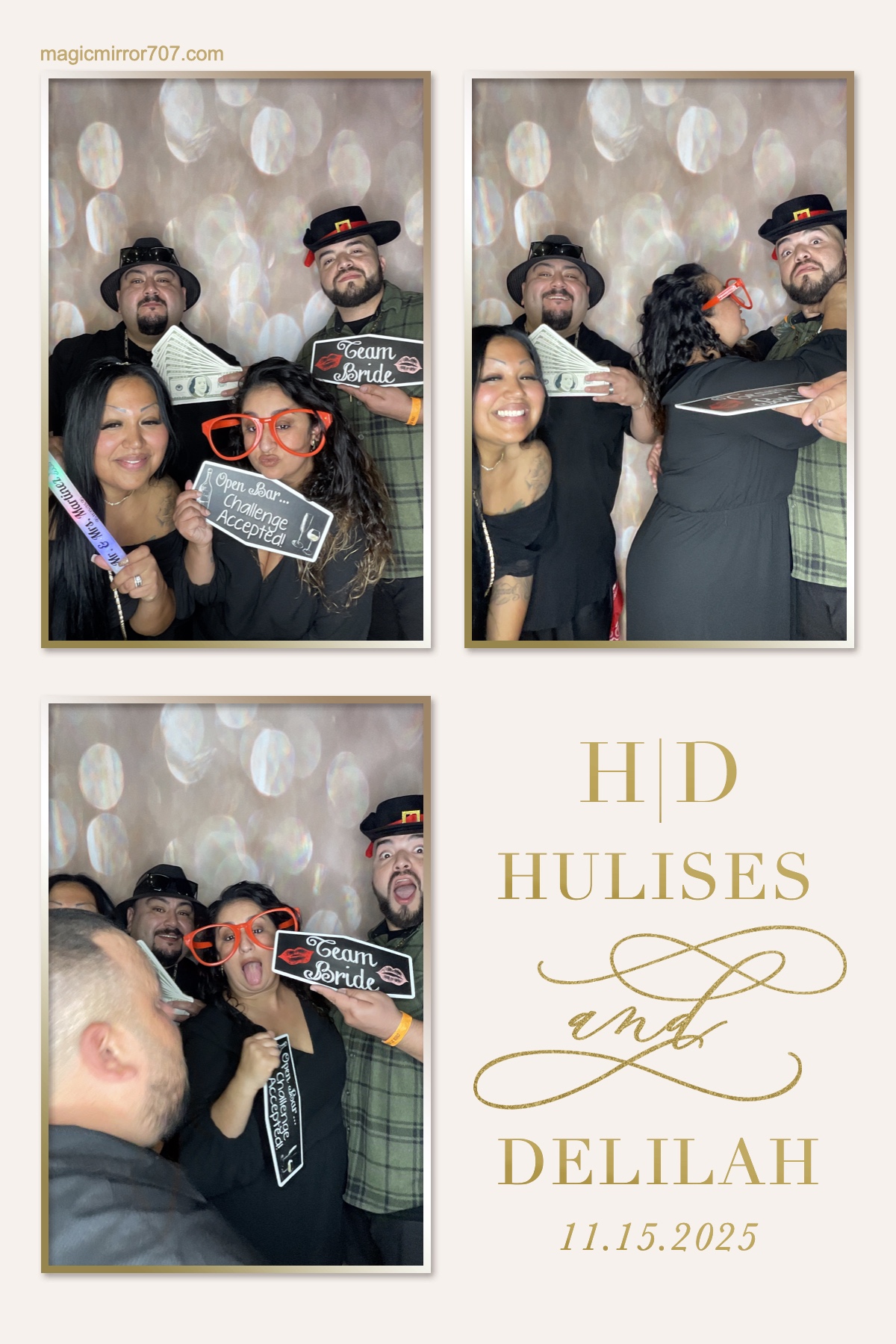 Hulises and Delilah's Wedding | View more photos from the event at gallery.magicmirror707.com/u/MagicMirror707/Hulises-and-Delilahs-Wedding