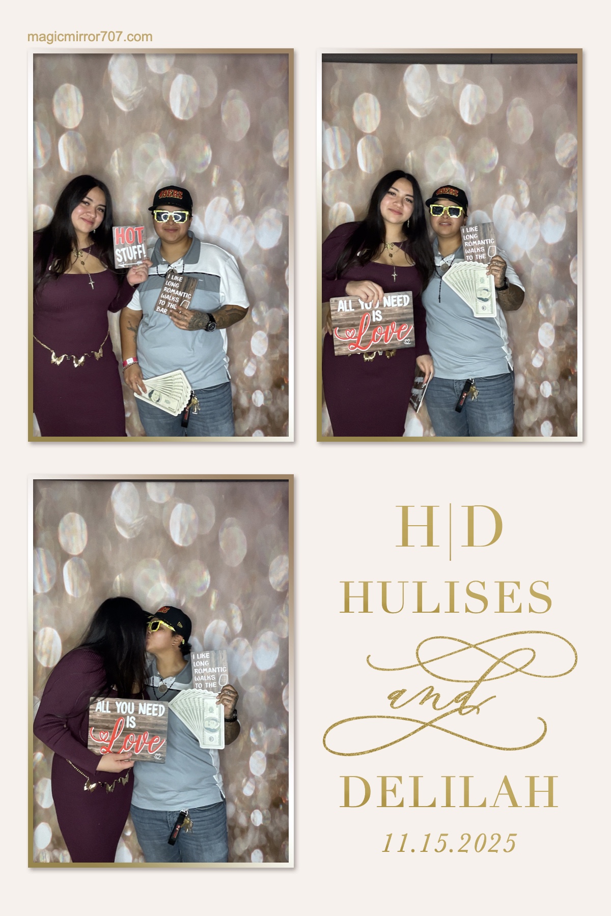 Hulises and Delilah's Wedding | View more photos from the event at gallery.magicmirror707.com/u/MagicMirror707/Hulises-and-Delilahs-Wedding