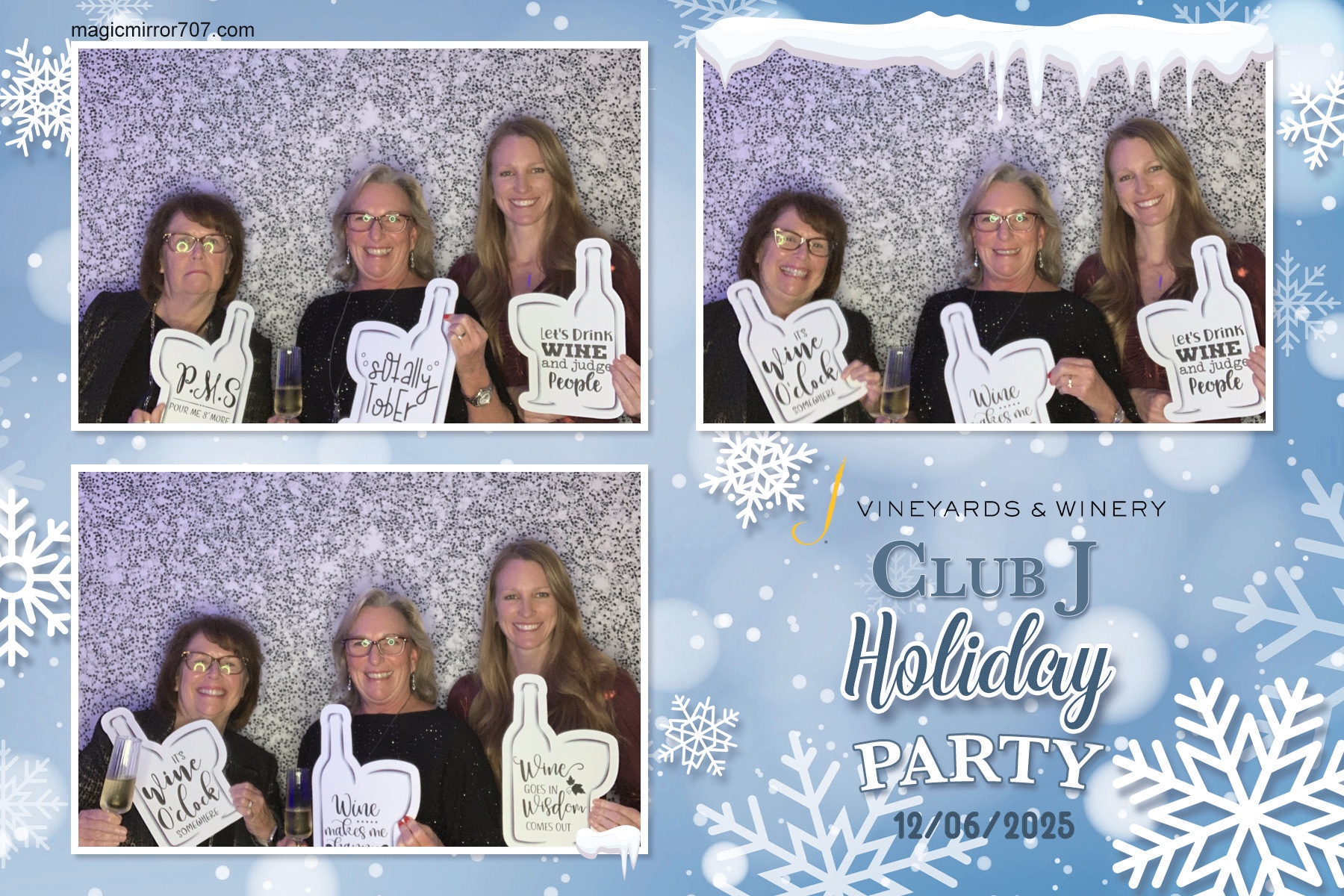 J Vineyards Holiday Party | View more photos from the event at gallery.magicmirror707.com/u/MagicMirror707/J-Vineyards-Holiday-Party