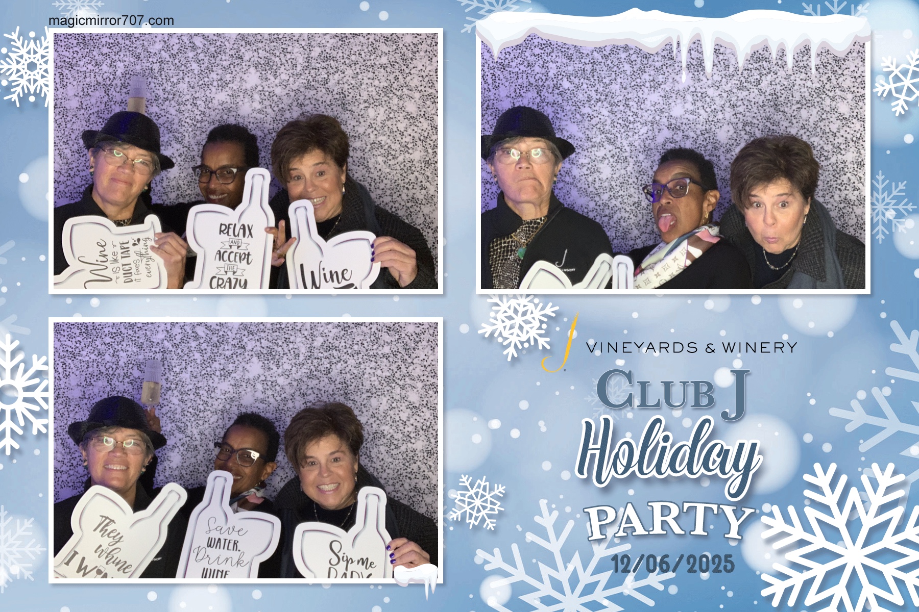 J Vineyards Holiday Party | View more photos from the event at gallery.magicmirror707.com/u/MagicMirror707/J-Vineyards-Holiday-Party