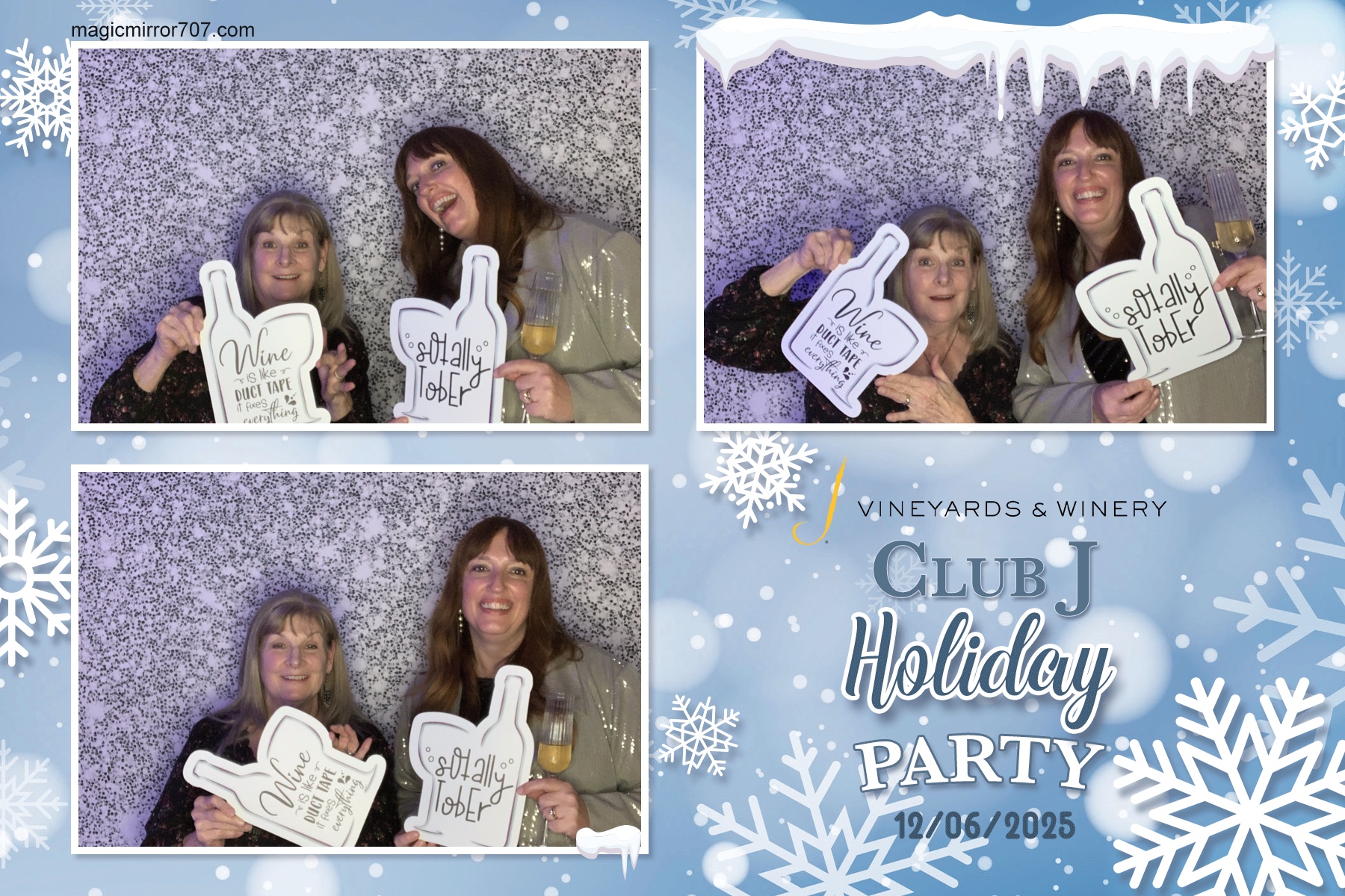 J Vineyards Holiday Party | View more photos from the event at gallery.magicmirror707.com/u/MagicMirror707/J-Vineyards-Holiday-Party