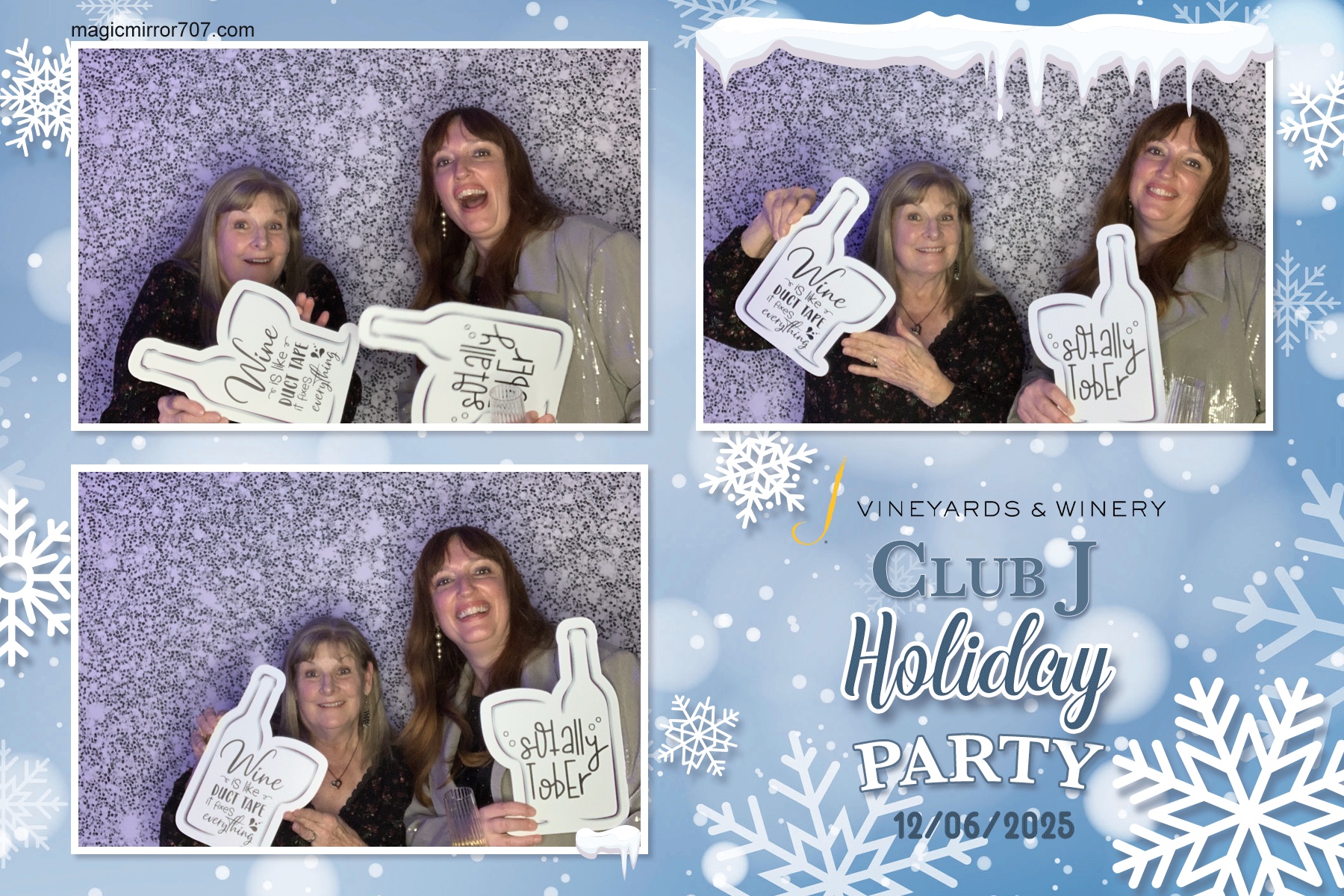 J Vineyards Holiday Party | View more photos from the event at gallery.magicmirror707.com/u/MagicMirror707/J-Vineyards-Holiday-Party