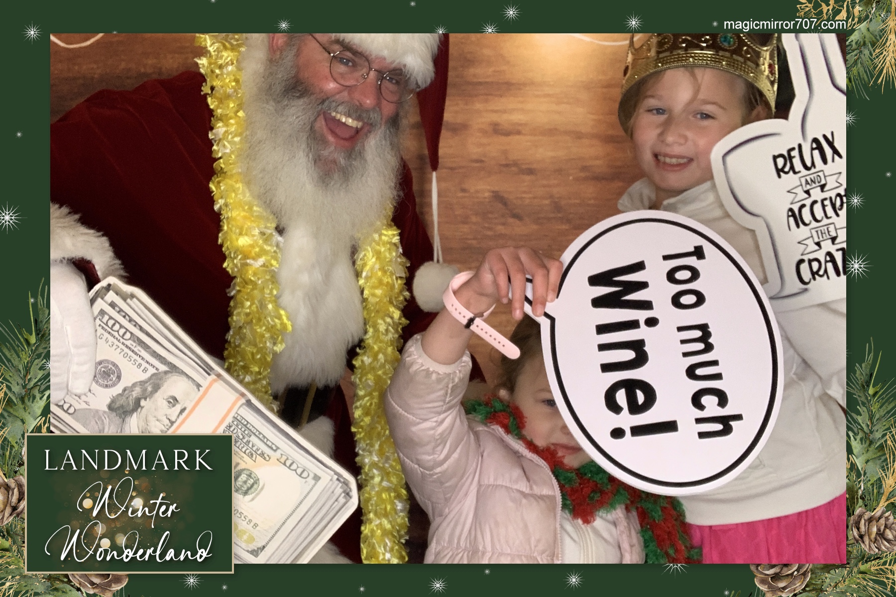 Landmark Annual Holiday Party – Santa Lap  | View more photos from the event at gallery.magicmirror707.com/u/MagicMirror707/Landmark-Annual-Holiday-Party-–-Santa-Lap