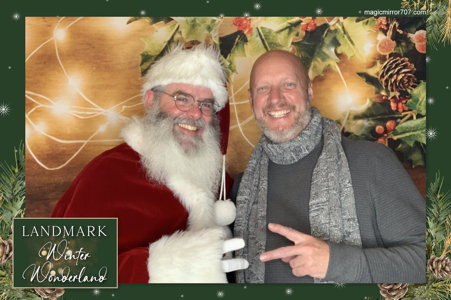 Landmark Annual Holiday Party – Santa Lap  | View more photos from the event at gallery.magicmirror707.com/u/MagicMirror707/Landmark-Annual-Holiday-Party-–-Santa-Lap