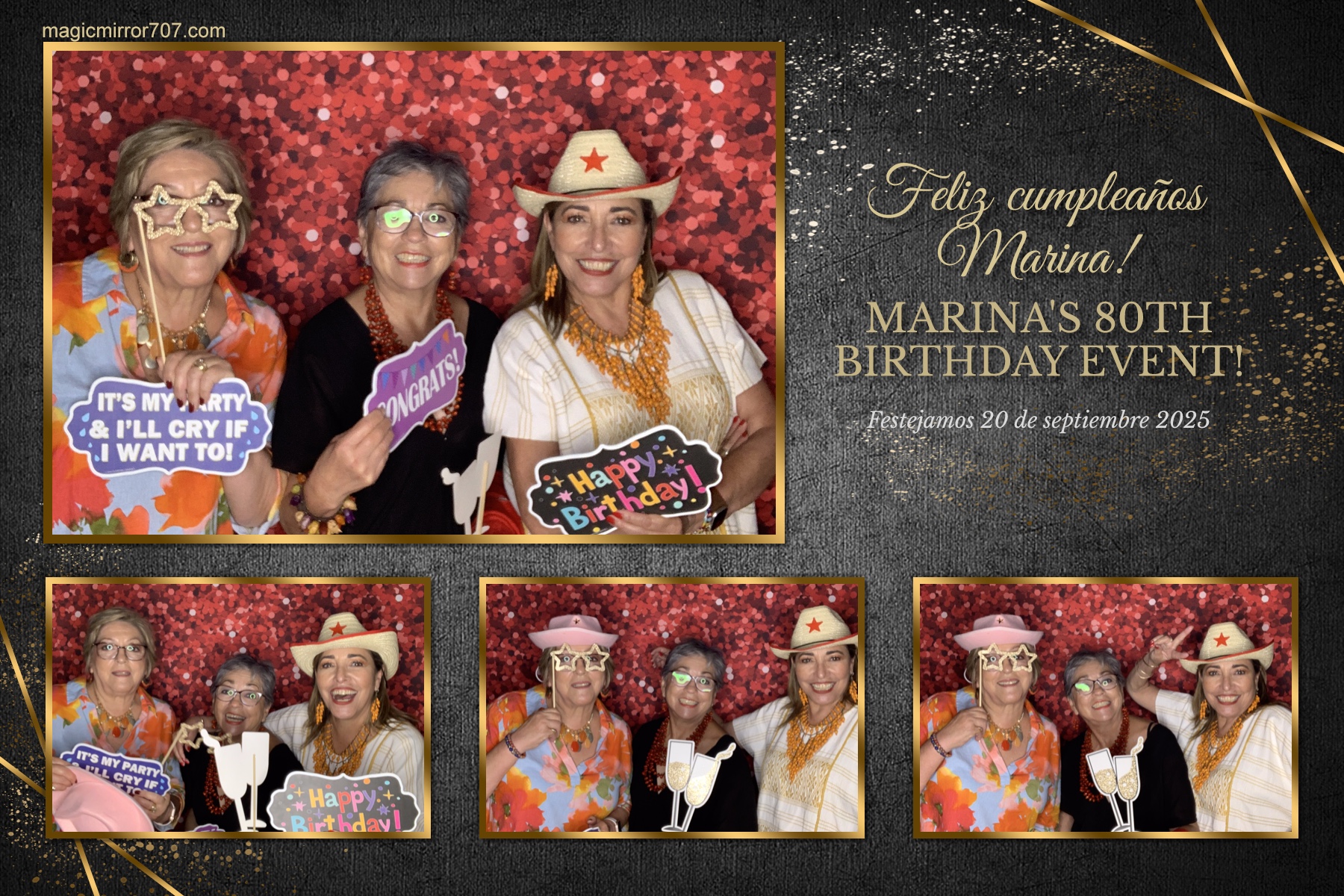 Marina's 80th Birthday | View more photos from the event at gallery.magicmirror707.com/u/MagicMirror707/Marinas-80th-Birthday