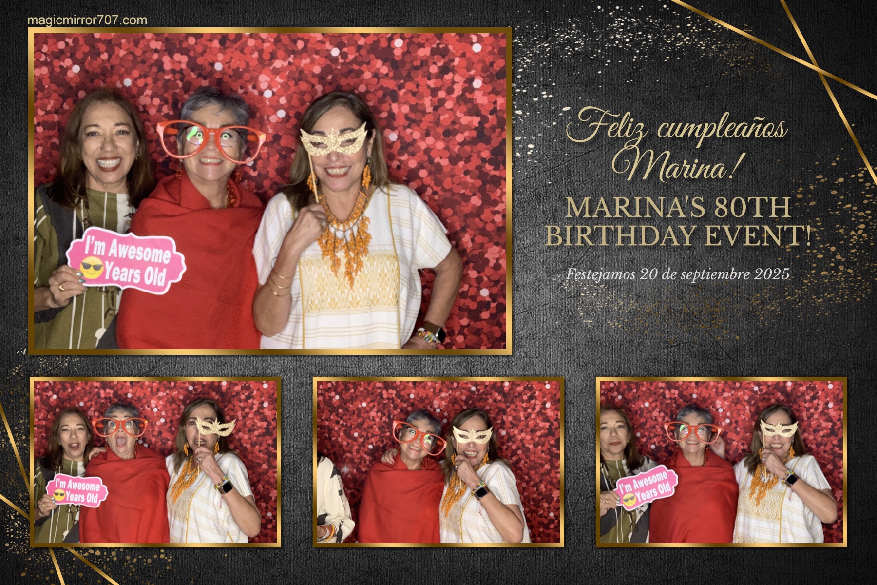 Marina's 80th Birthday | View more photos from the event at gallery.magicmirror707.com/u/MagicMirror707/Marinas-80th-Birthday