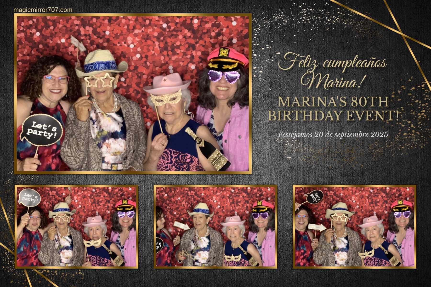 Marina's 80th Birthday | View more photos from the event at gallery.magicmirror707.com/u/MagicMirror707/Marinas-80th-Birthday