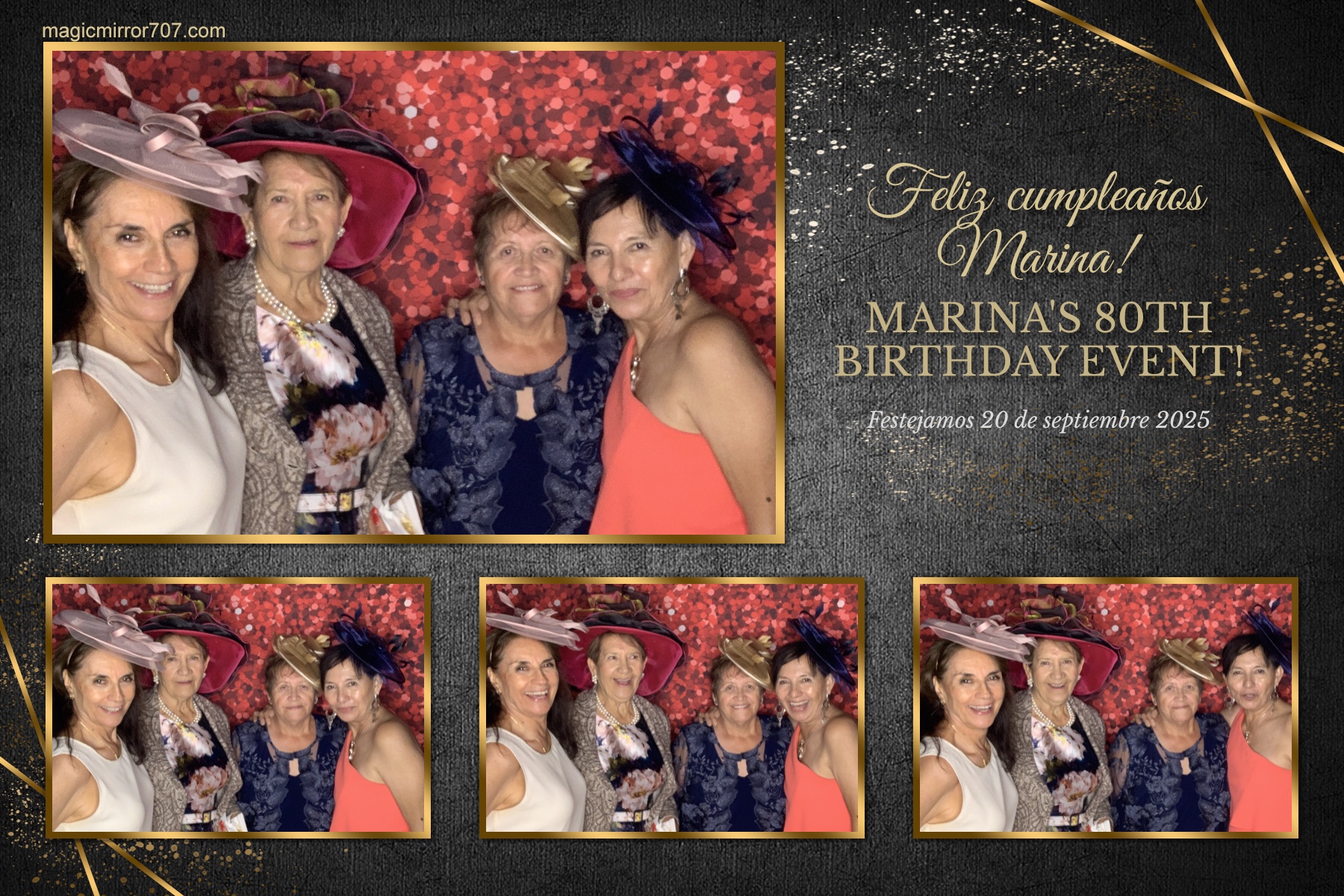 Marina's 80th Birthday | View more photos from the event at gallery.magicmirror707.com/u/MagicMirror707/Marinas-80th-Birthday