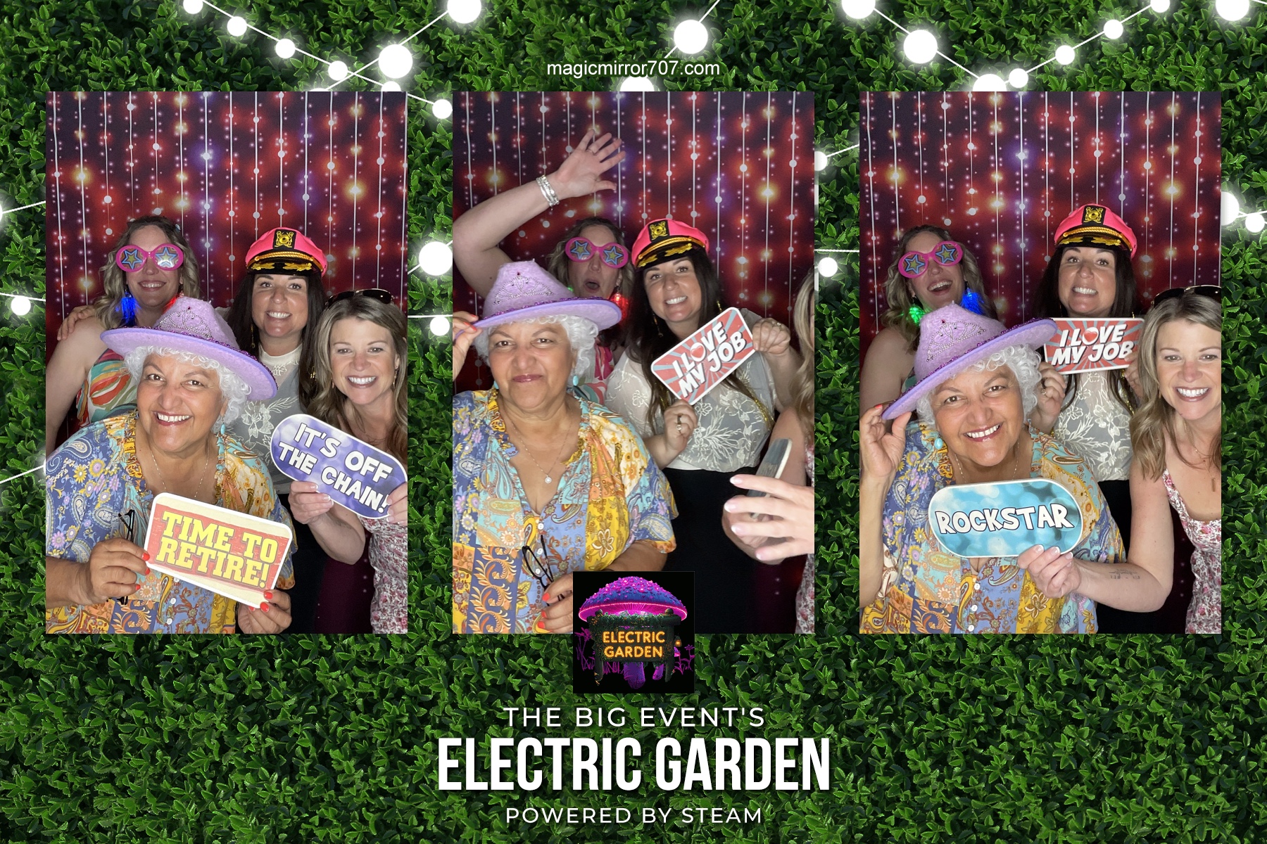 Electric Gardens | View more photos from the event at gallery.magicmirror707.com/u/MagicMirror707/Electric-Gardens