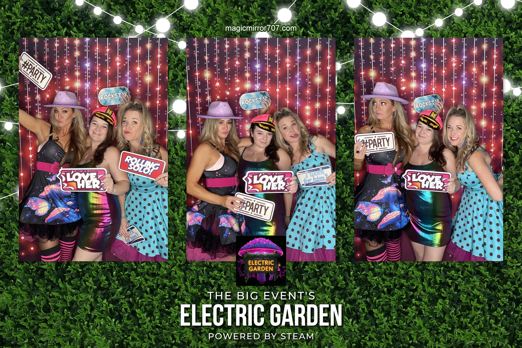 Electric Gardens | View more photos from the event at gallery.magicmirror707.com/u/MagicMirror707/Electric-Gardens