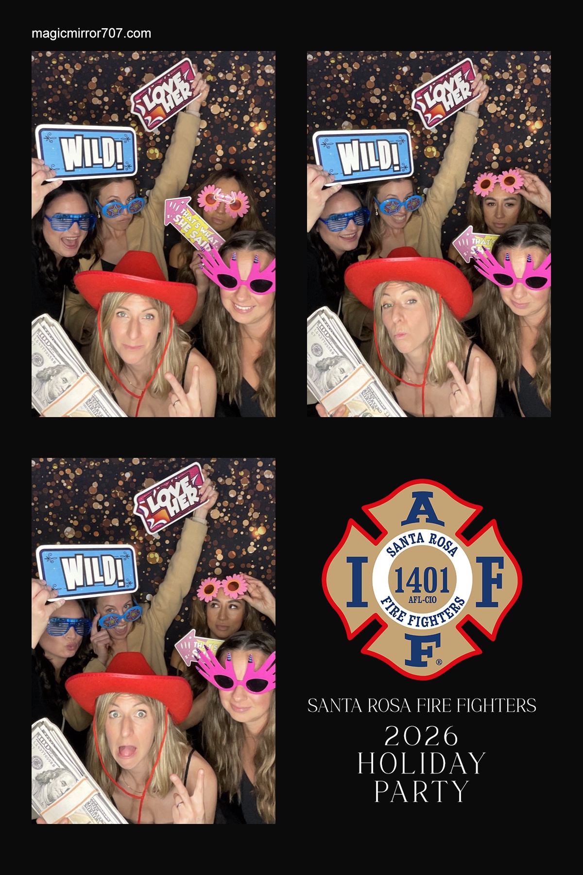 Santa Rosa Fire Fighters Holiday Party  | View more photos from the event at gallery.magicmirror707.com/u/MagicMirror707/Santa-Rosa-Fire-Fighters-Holiday-Party