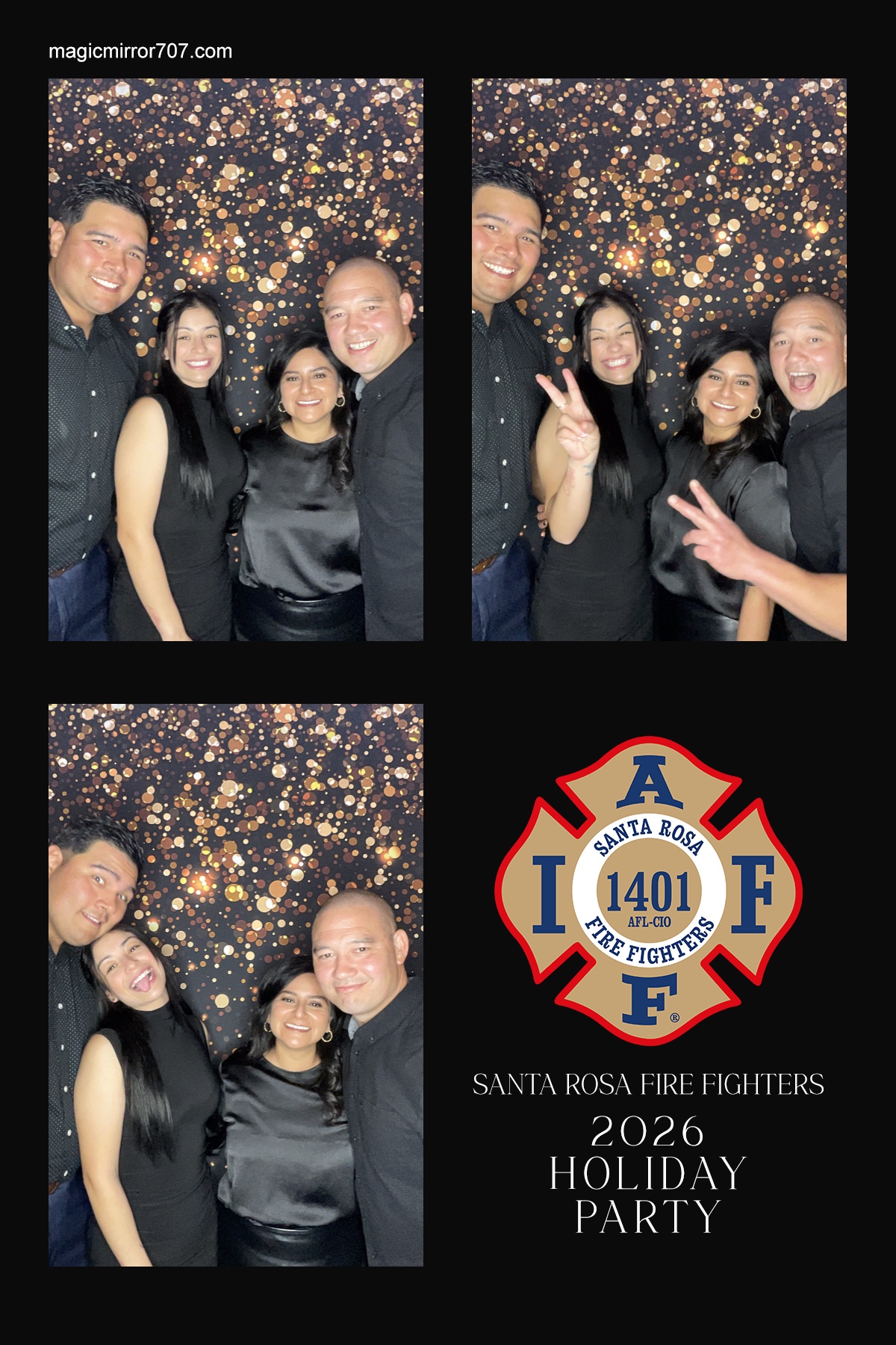 Santa Rosa Fire Fighters Holiday Party  | View more photos from the event at gallery.magicmirror707.com/u/MagicMirror707/Santa-Rosa-Fire-Fighters-Holiday-Party