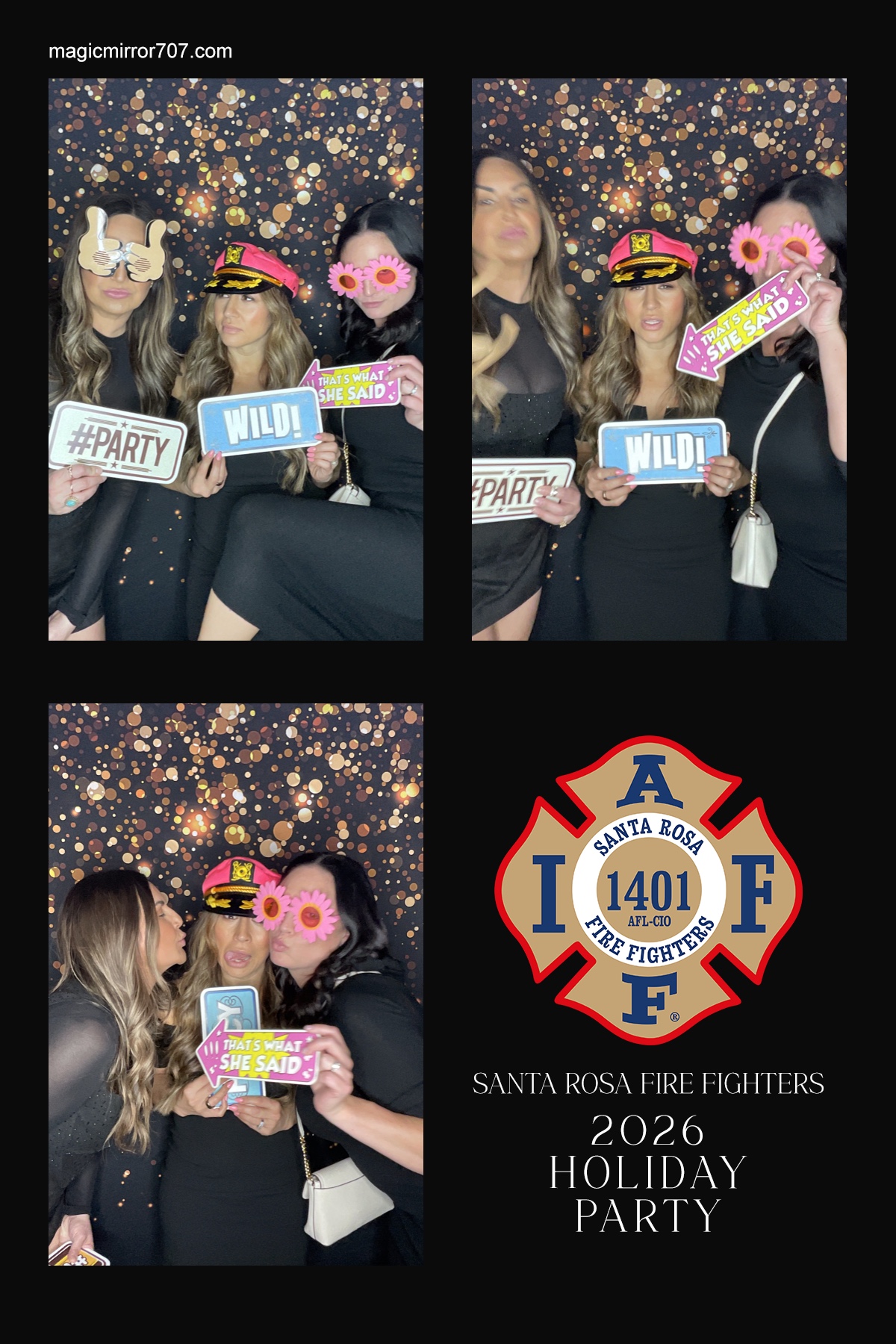 Santa Rosa Fire Fighters Holiday Party  | View more photos from the event at gallery.magicmirror707.com/u/MagicMirror707/Santa-Rosa-Fire-Fighters-Holiday-Party