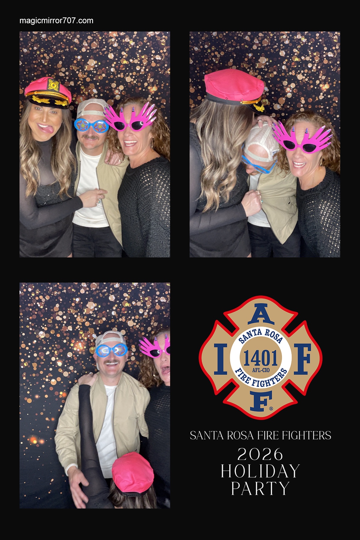 Santa Rosa Fire Fighters Holiday Party  | View more photos from the event at gallery.magicmirror707.com/u/MagicMirror707/Santa-Rosa-Fire-Fighters-Holiday-Party