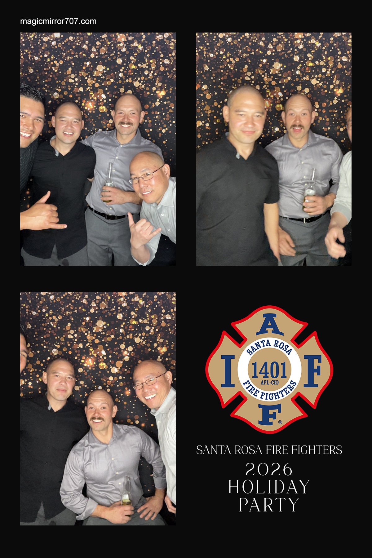 Santa Rosa Fire Fighters Holiday Party  | View more photos from the event at gallery.magicmirror707.com/u/MagicMirror707/Santa-Rosa-Fire-Fighters-Holiday-Party