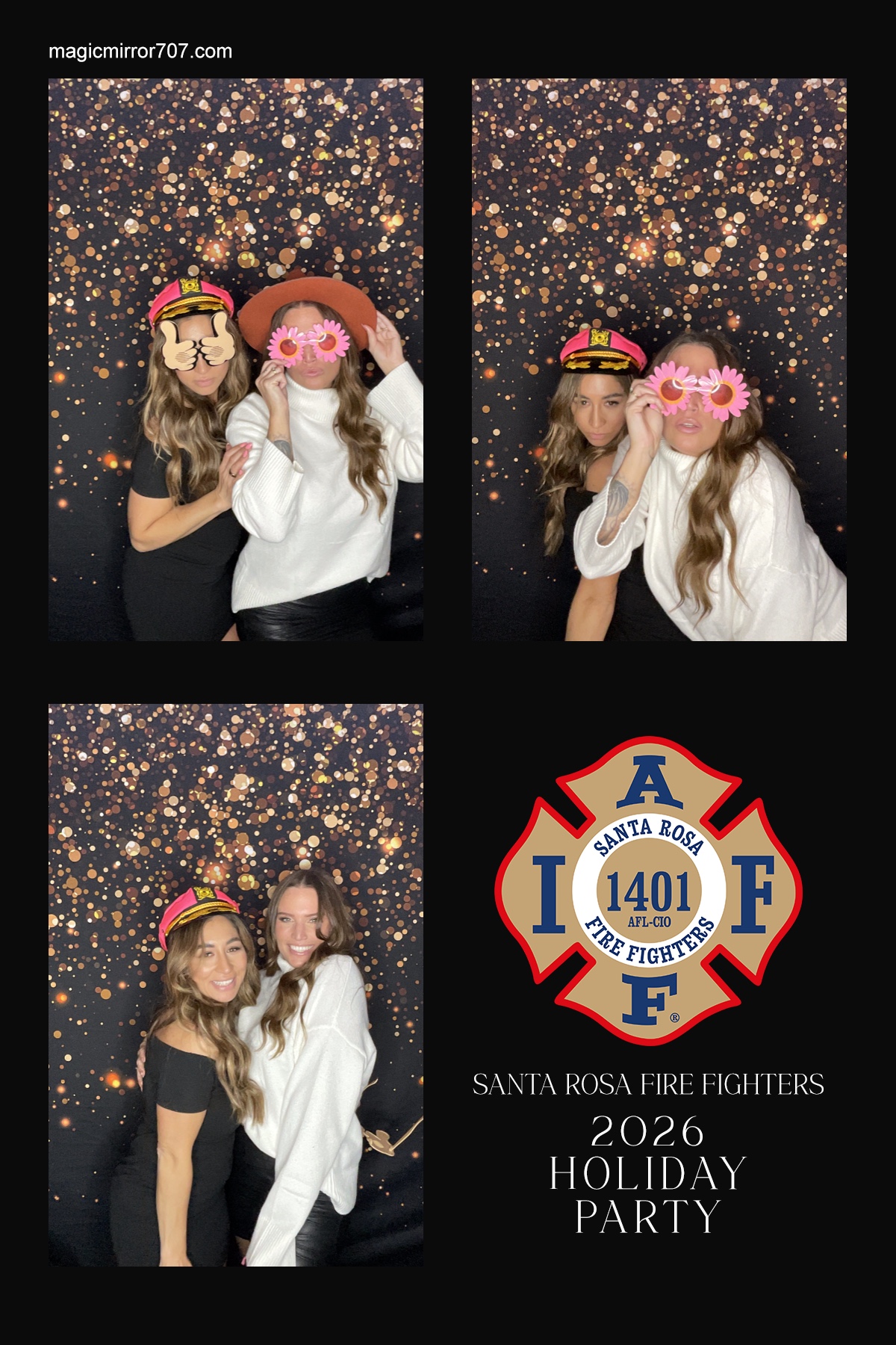 Santa Rosa Fire Fighters Holiday Party  | View more photos from the event at gallery.magicmirror707.com/u/MagicMirror707/Santa-Rosa-Fire-Fighters-Holiday-Party