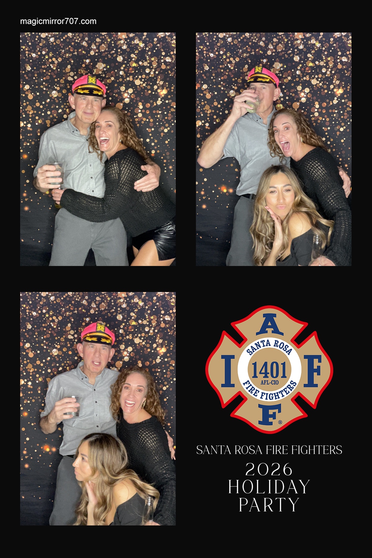 Santa Rosa Fire Fighters Holiday Party  | View more photos from the event at gallery.magicmirror707.com/u/MagicMirror707/Santa-Rosa-Fire-Fighters-Holiday-Party