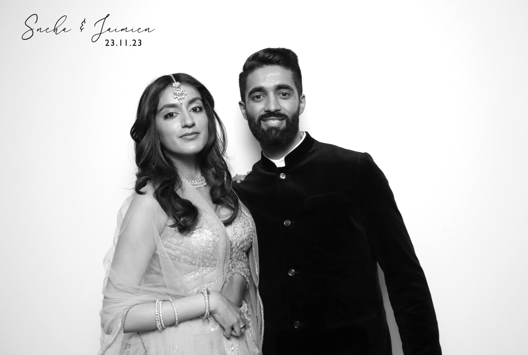Sneha & Jaimien | View more photos from the event at images.mobile-photo-booth.com/u/MobilePhotoBoothUK/Sneha-Jaimien