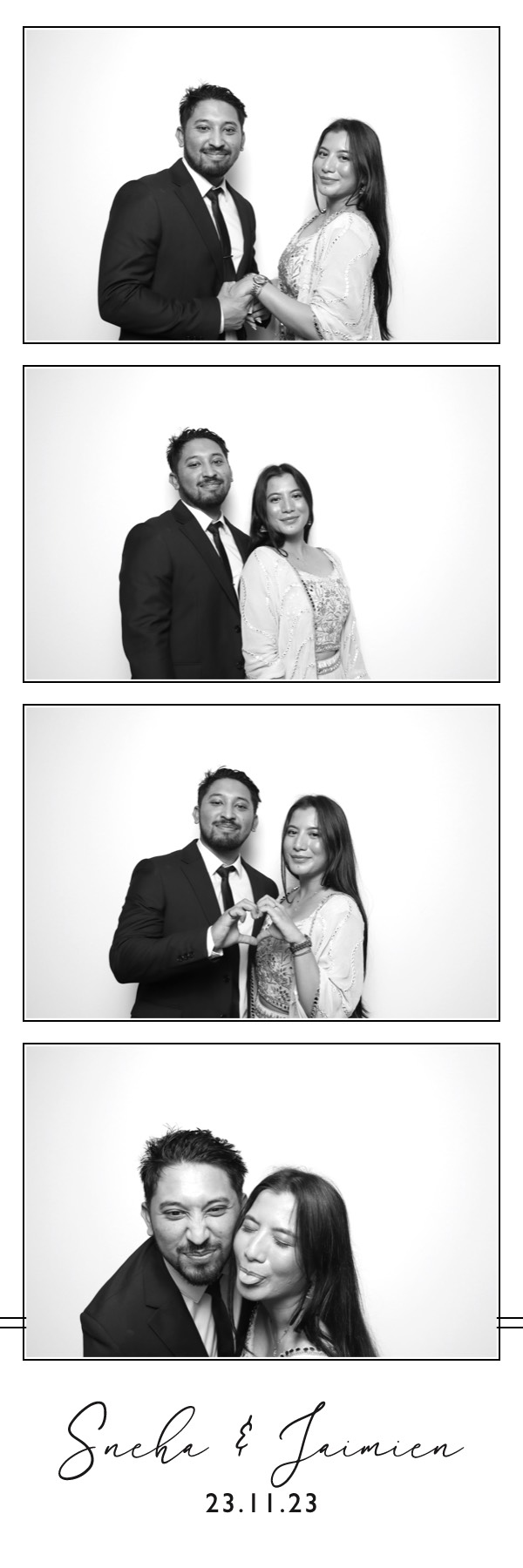 Sneha & Jaimien | View more photos from the event at images.mobile-photo-booth.com/u/MobilePhotoBoothUK/Sneha-Jaimien