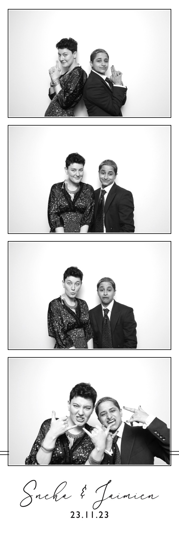 Sneha & Jaimien | View more photos from the event at images.mobile-photo-booth.com/u/MobilePhotoBoothUK/Sneha-Jaimien