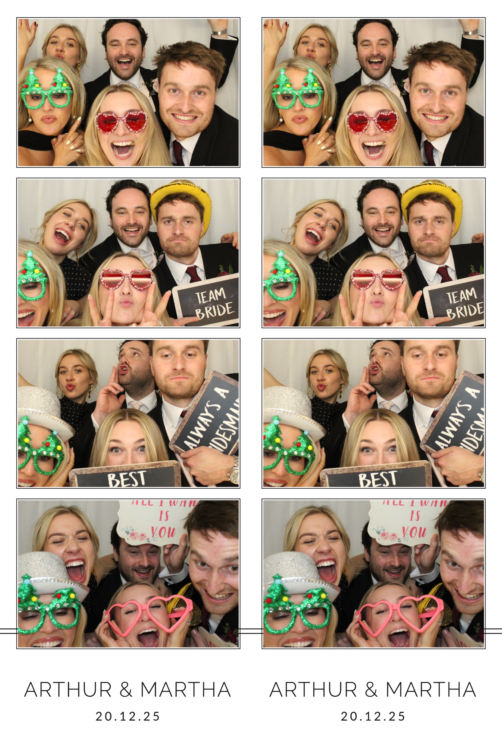 Arthur & Martha | View more photos from the event at images.mobile-photo-booth.com/u/MobilePhotoBoothUK/Arthur-Martha