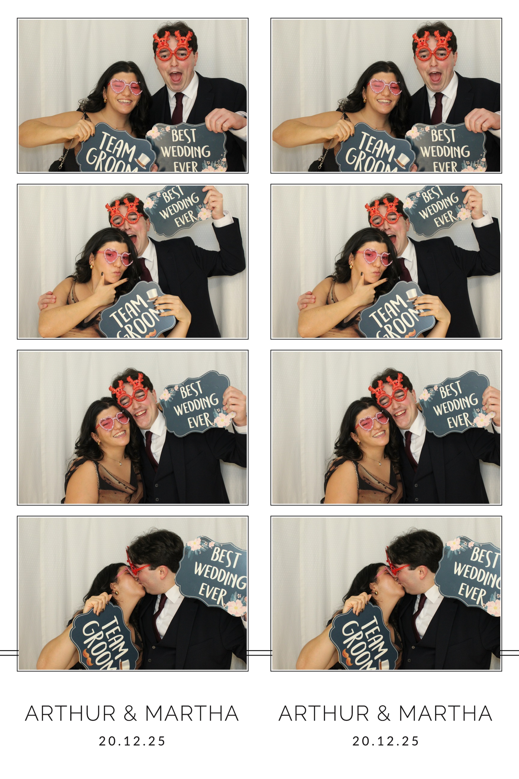 Arthur & Martha | View more photos from the event at images.mobile-photo-booth.com/u/MobilePhotoBoothUK/Arthur-Martha