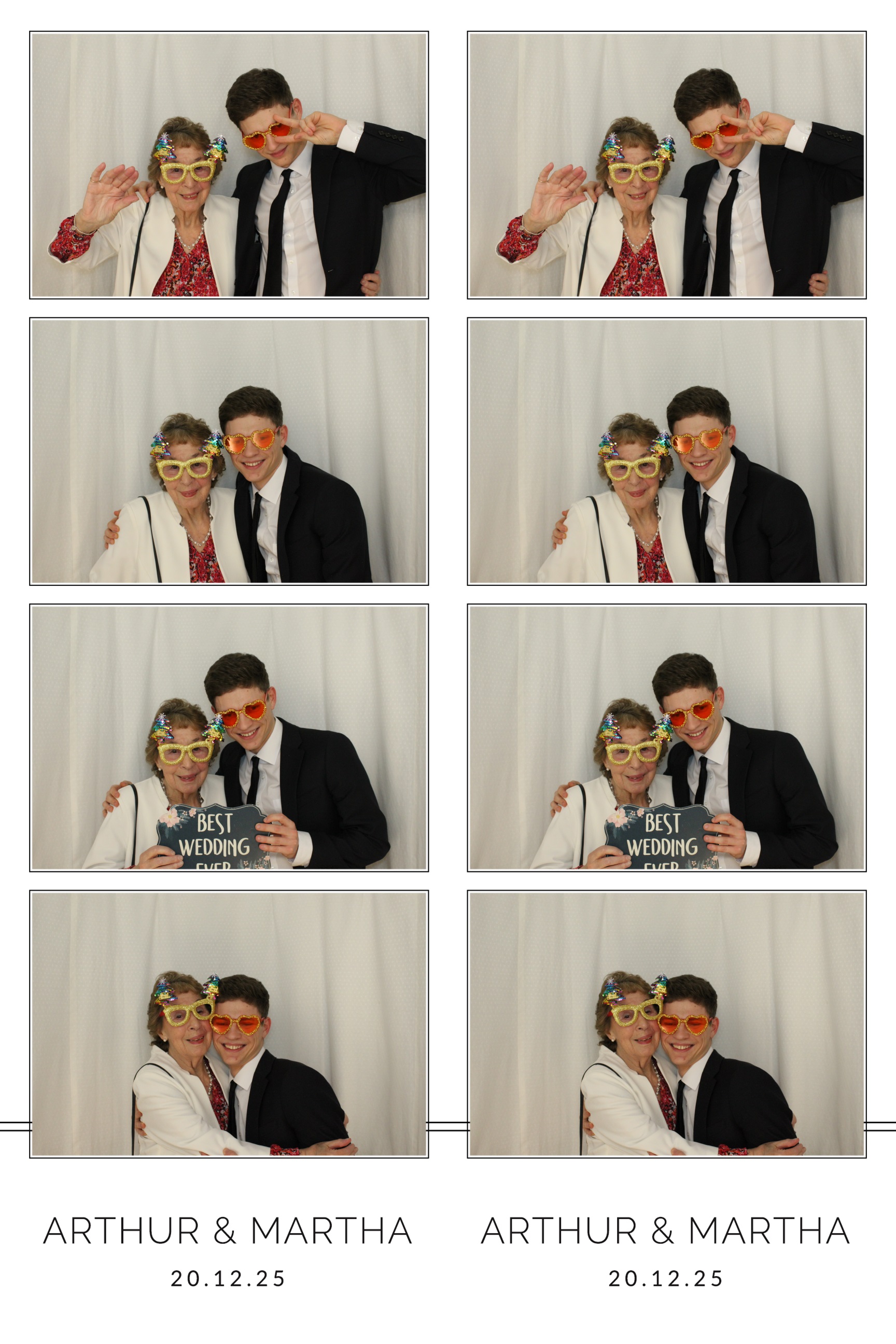 Arthur & Martha | View more photos from the event at images.mobile-photo-booth.com/u/MobilePhotoBoothUK/Arthur-Martha