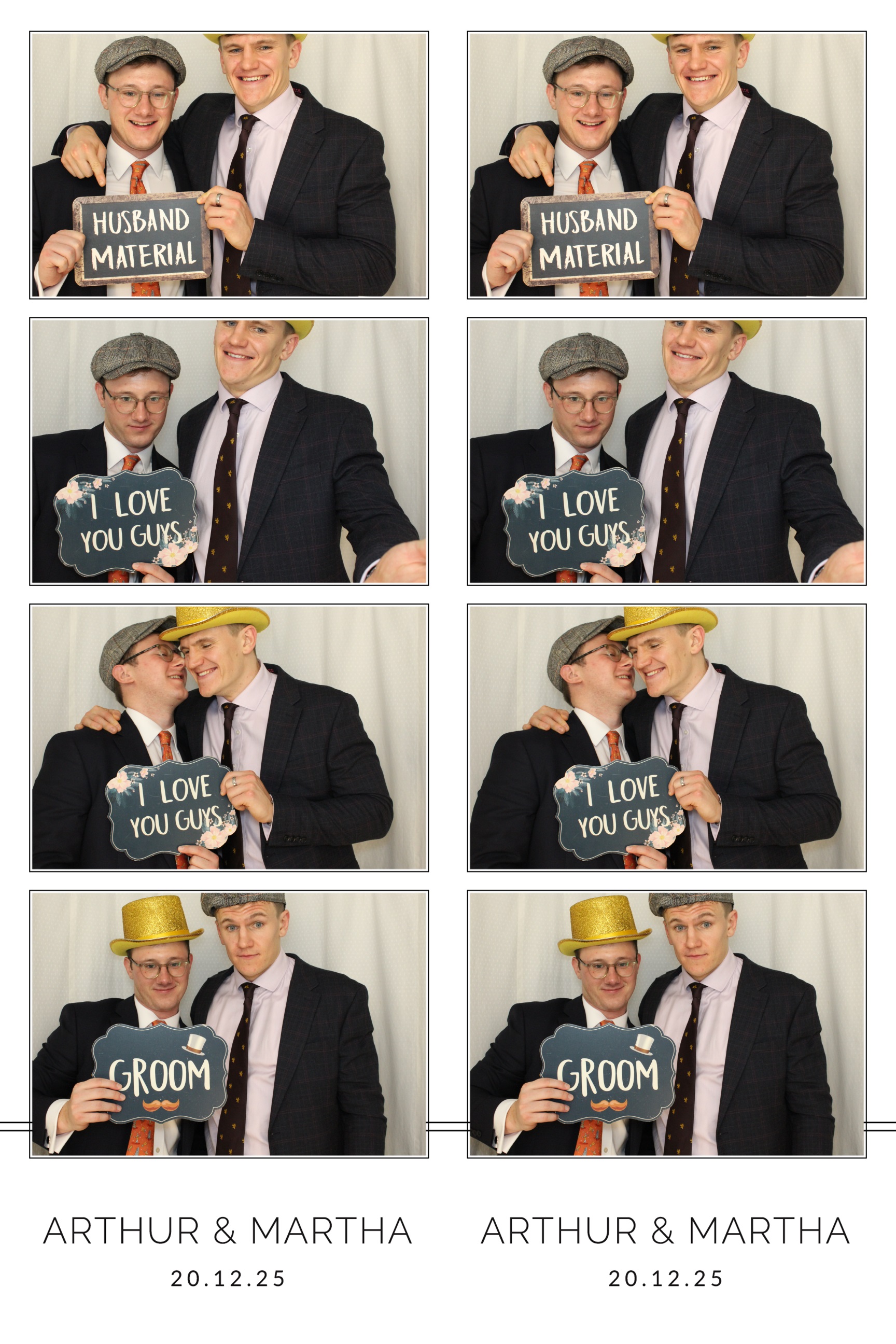 Arthur & Martha | View more photos from the event at images.mobile-photo-booth.com/u/MobilePhotoBoothUK/Arthur-Martha