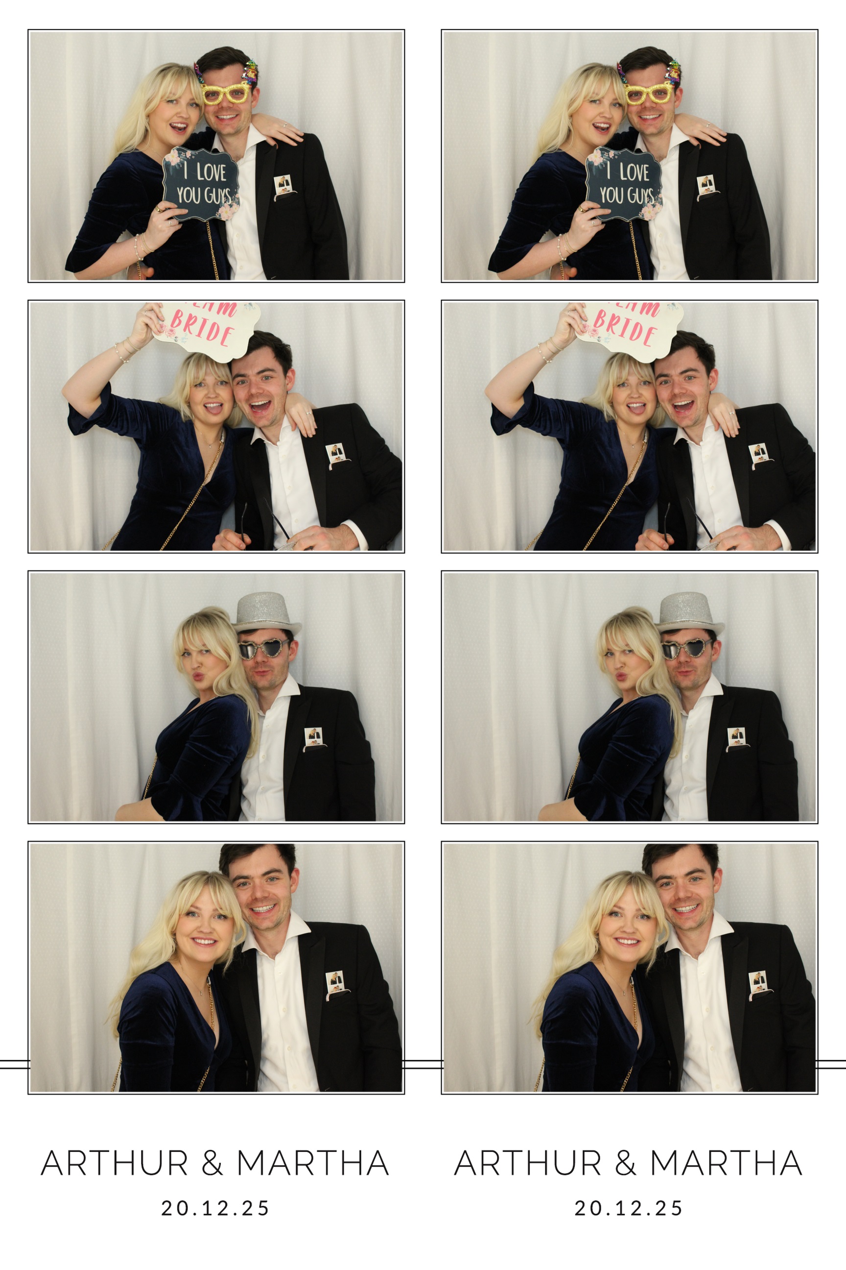 Arthur & Martha | View more photos from the event at images.mobile-photo-booth.com/u/MobilePhotoBoothUK/Arthur-Martha