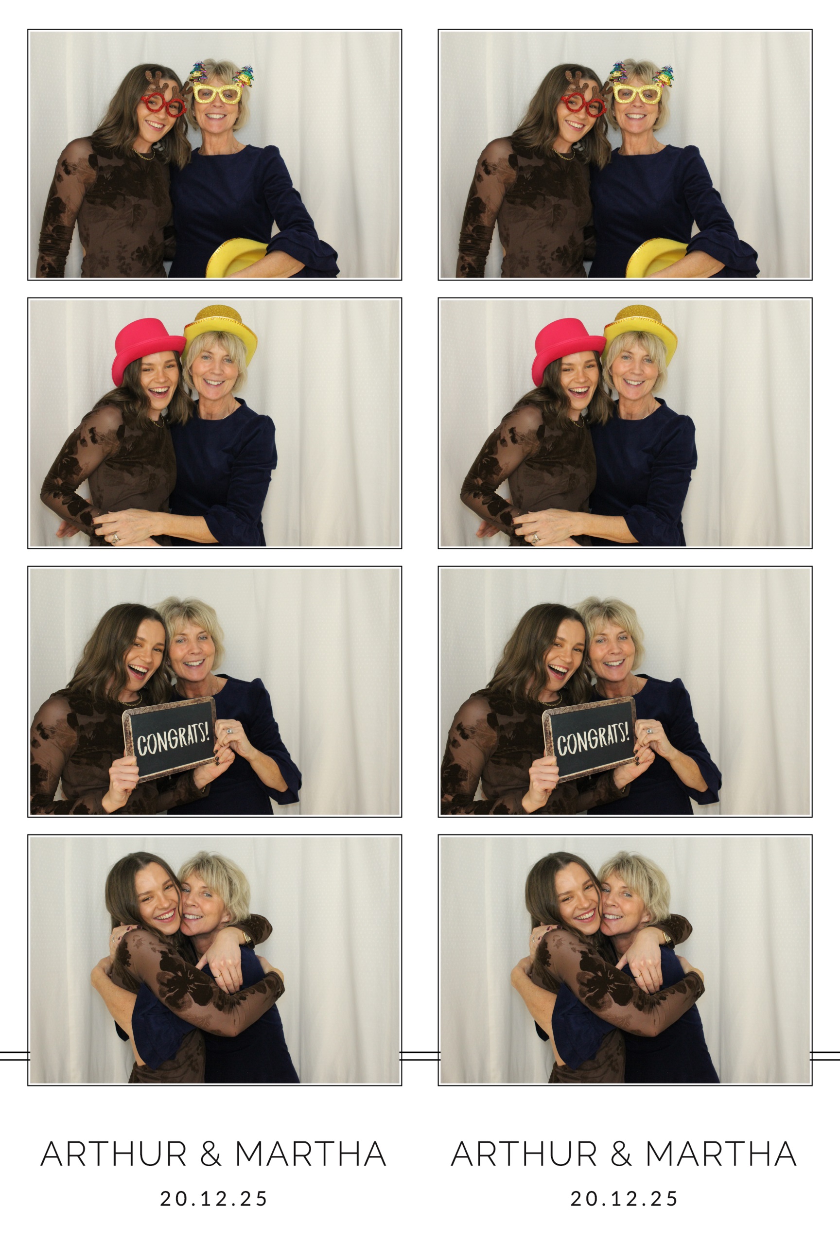 Arthur & Martha | View more photos from the event at images.mobile-photo-booth.com/u/MobilePhotoBoothUK/Arthur-Martha