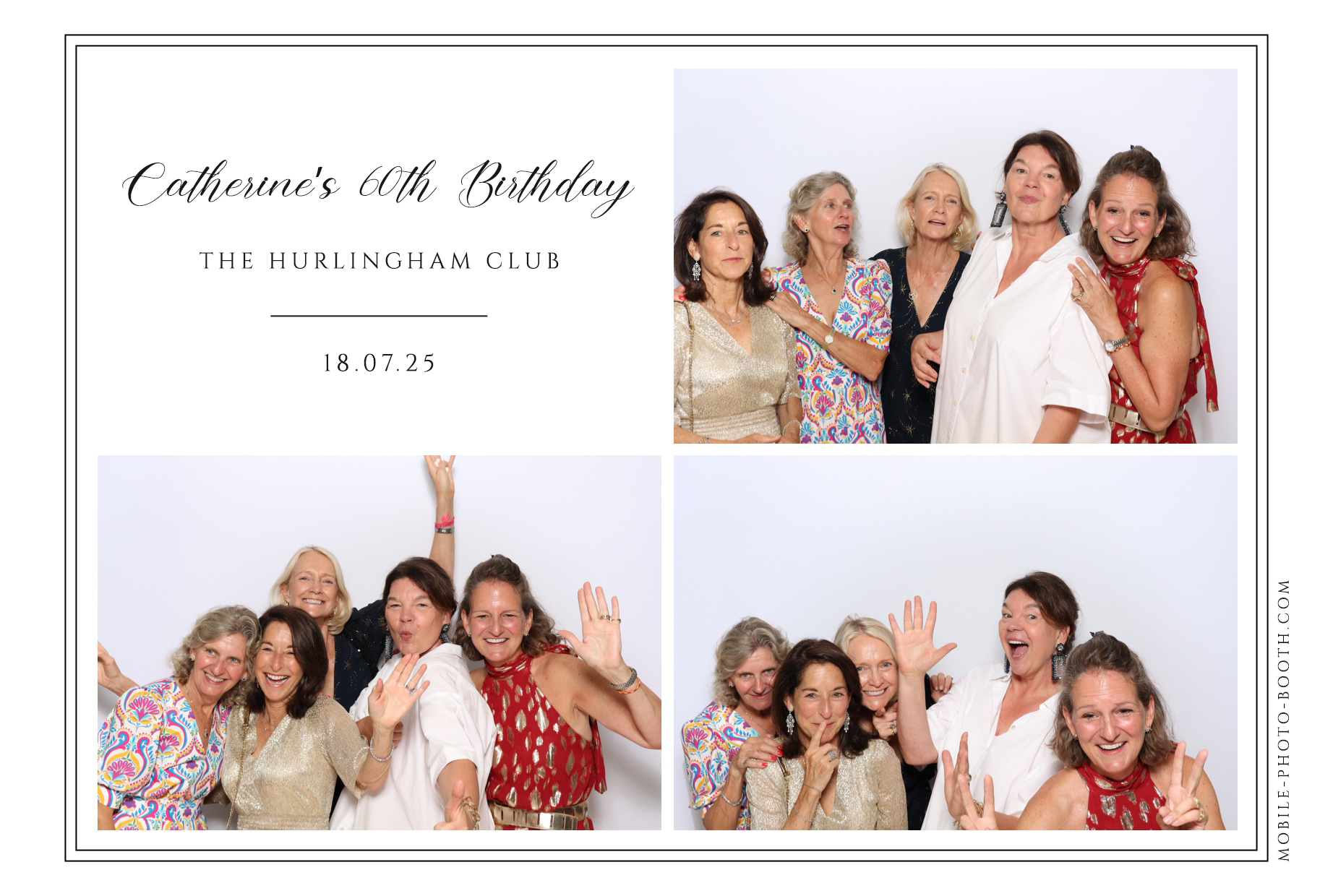 Catherine's 60th Party | View more photos from the event at images.mobile-photo-booth.com/u/MobilePhotoBoothUK/Catherines-60th-Party