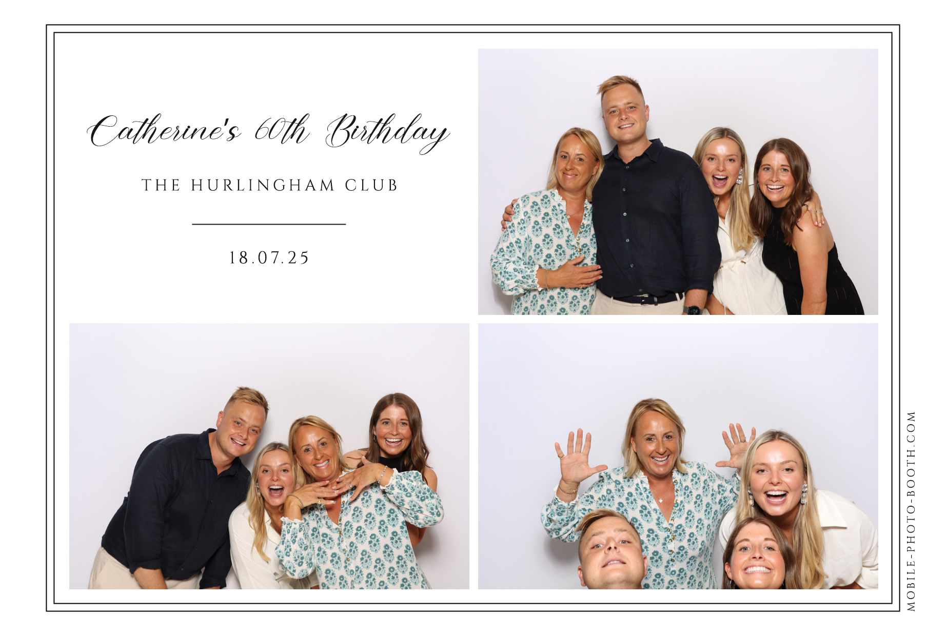Catherine's 60th Party | View more photos from the event at images.mobile-photo-booth.com/u/MobilePhotoBoothUK/Catherines-60th-Party