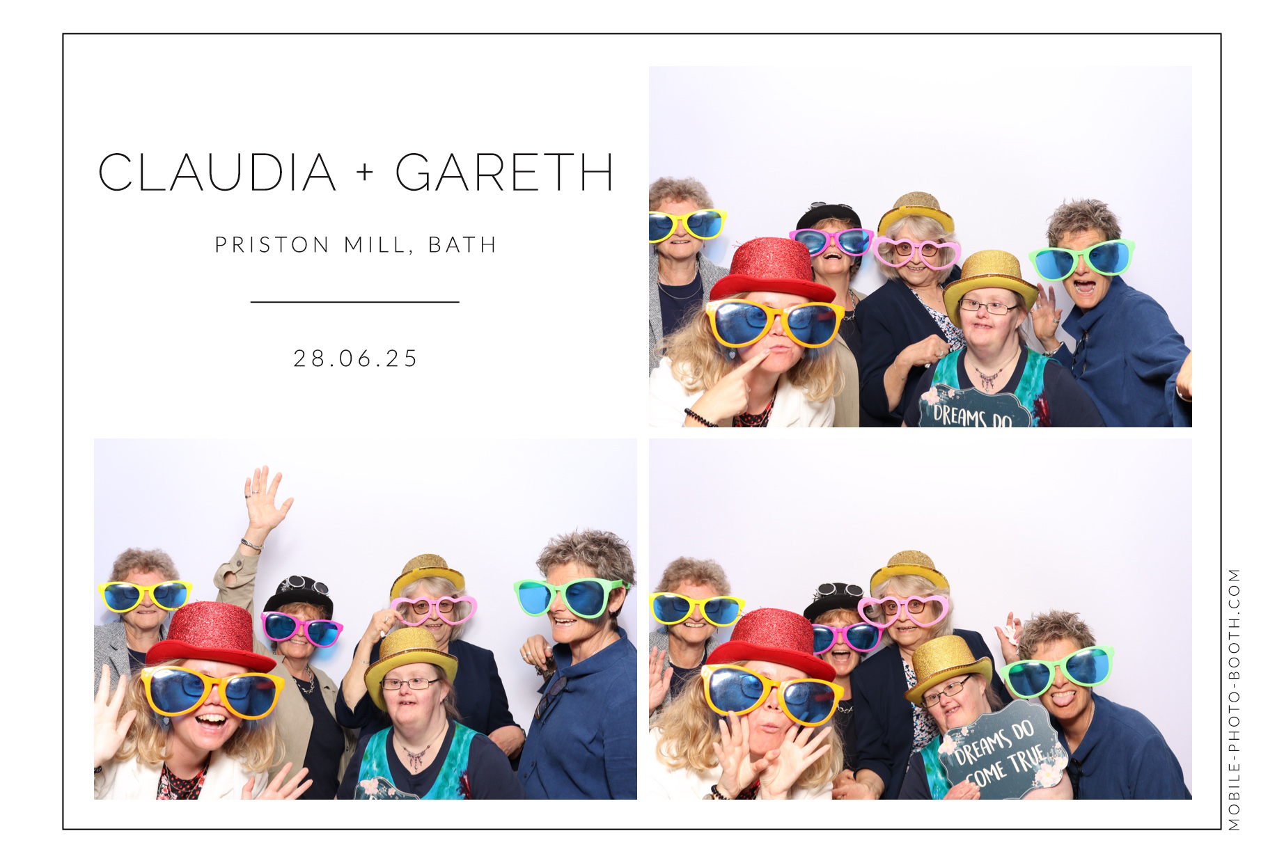 Claudia & Gareth | View more photos from the event at images.mobile-photo-booth.com/u/MobilePhotoBoothUK/Claudia-Gareth