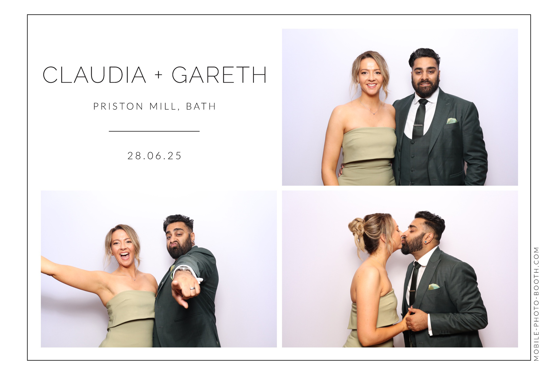 Claudia & Gareth | View more photos from the event at images.mobile-photo-booth.com/u/MobilePhotoBoothUK/Claudia-Gareth