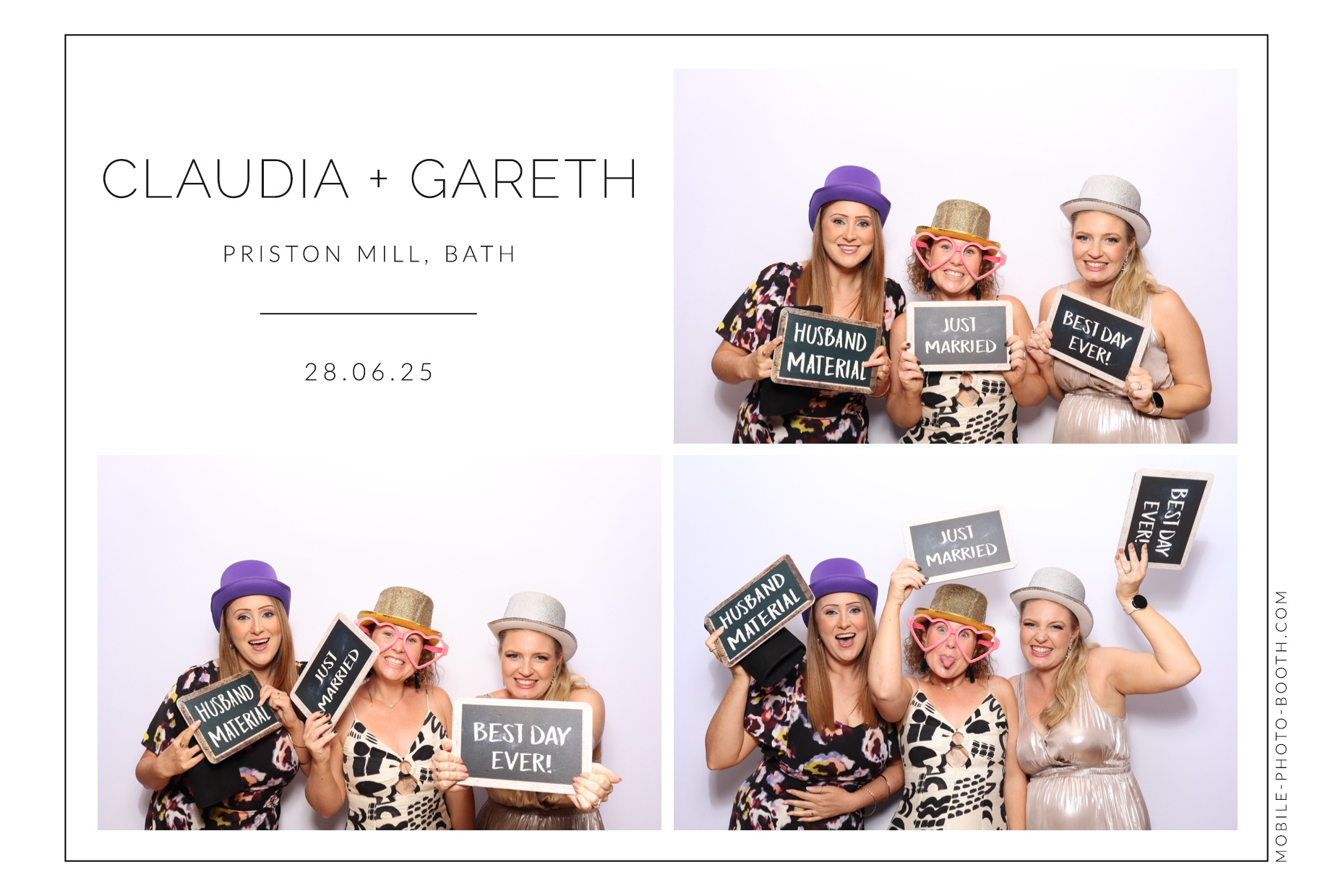 Claudia & Gareth | View more photos from the event at images.mobile-photo-booth.com/u/MobilePhotoBoothUK/Claudia-Gareth