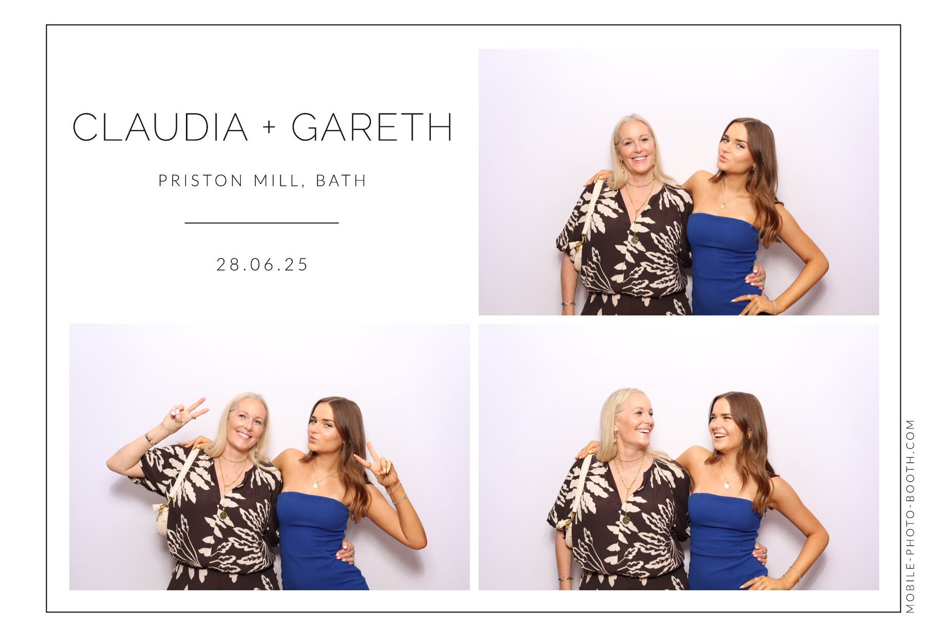Claudia & Gareth | View more photos from the event at images.mobile-photo-booth.com/u/MobilePhotoBoothUK/Claudia-Gareth