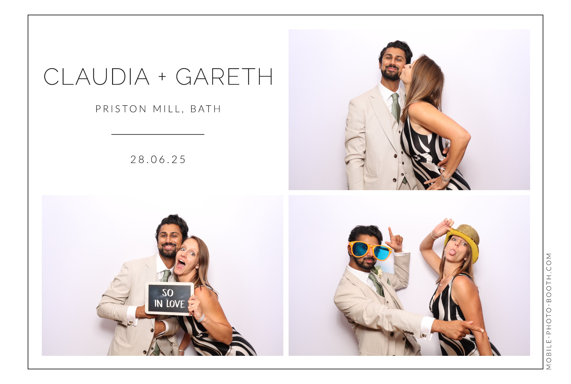 Claudia & Gareth | View more photos from the event at images.mobile-photo-booth.com/u/MobilePhotoBoothUK/Claudia-Gareth