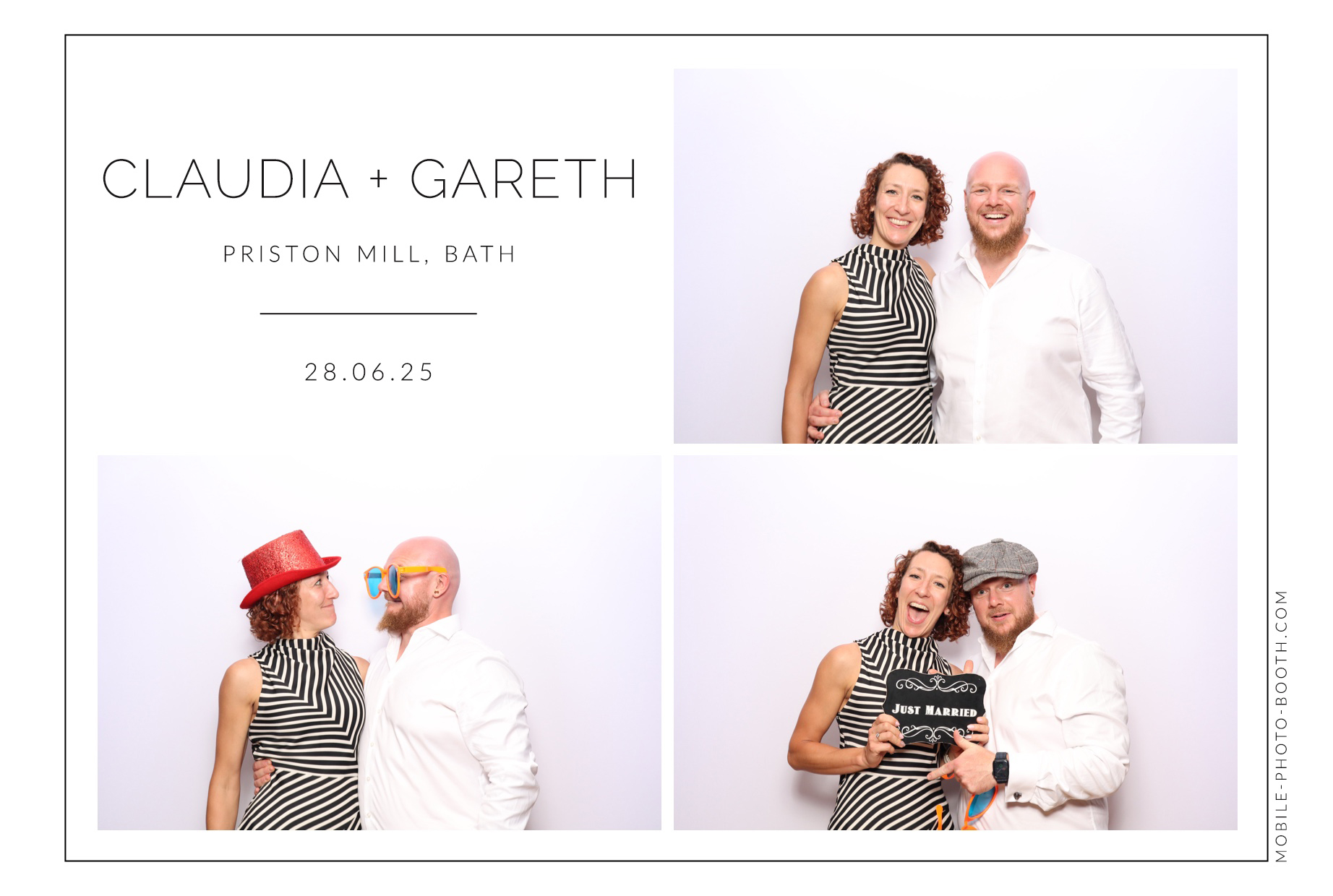 Claudia & Gareth | View more photos from the event at images.mobile-photo-booth.com/u/MobilePhotoBoothUK/Claudia-Gareth